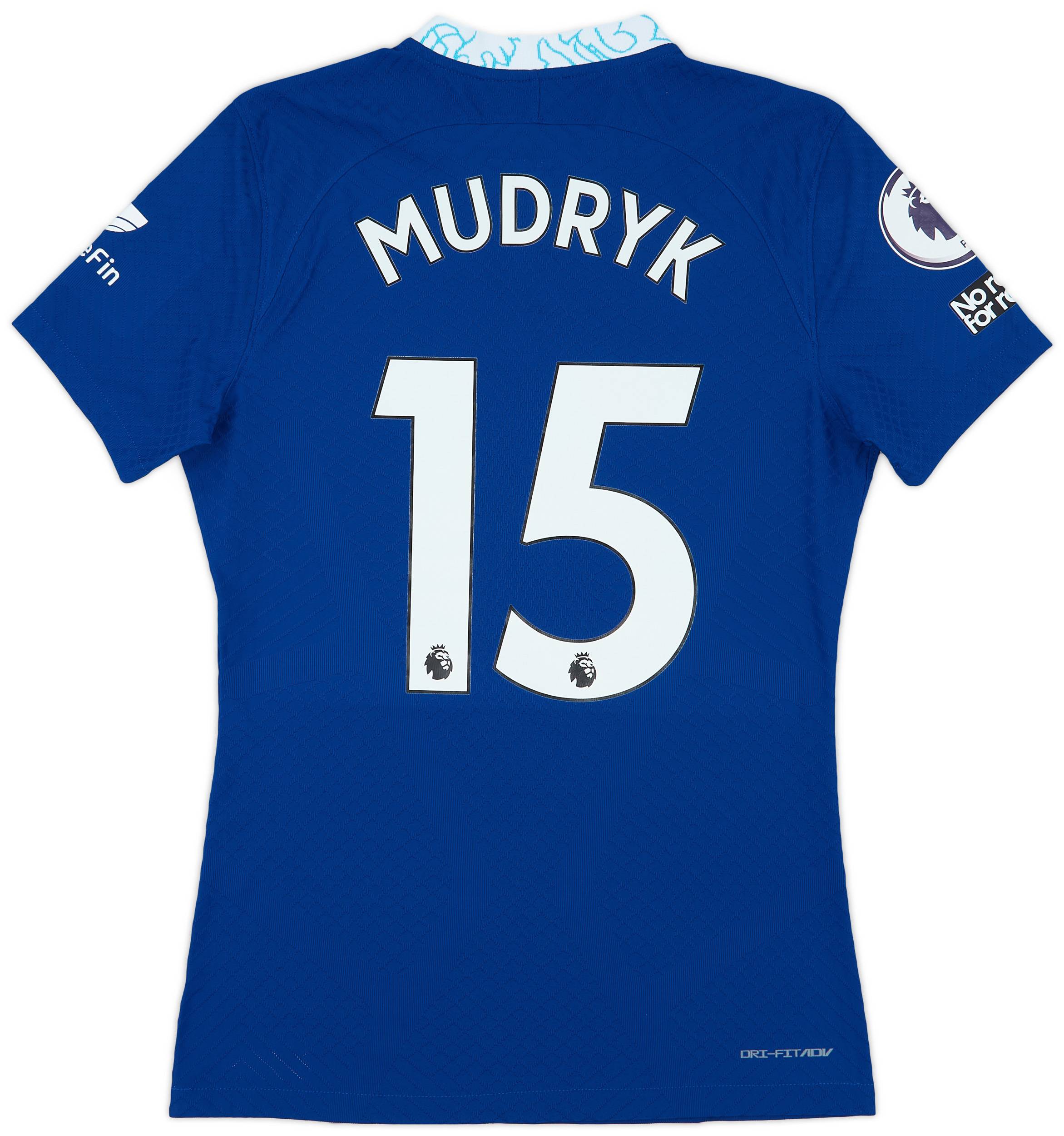 2022-23 Chelsea Match Issue Home Shirt Mudryk #15