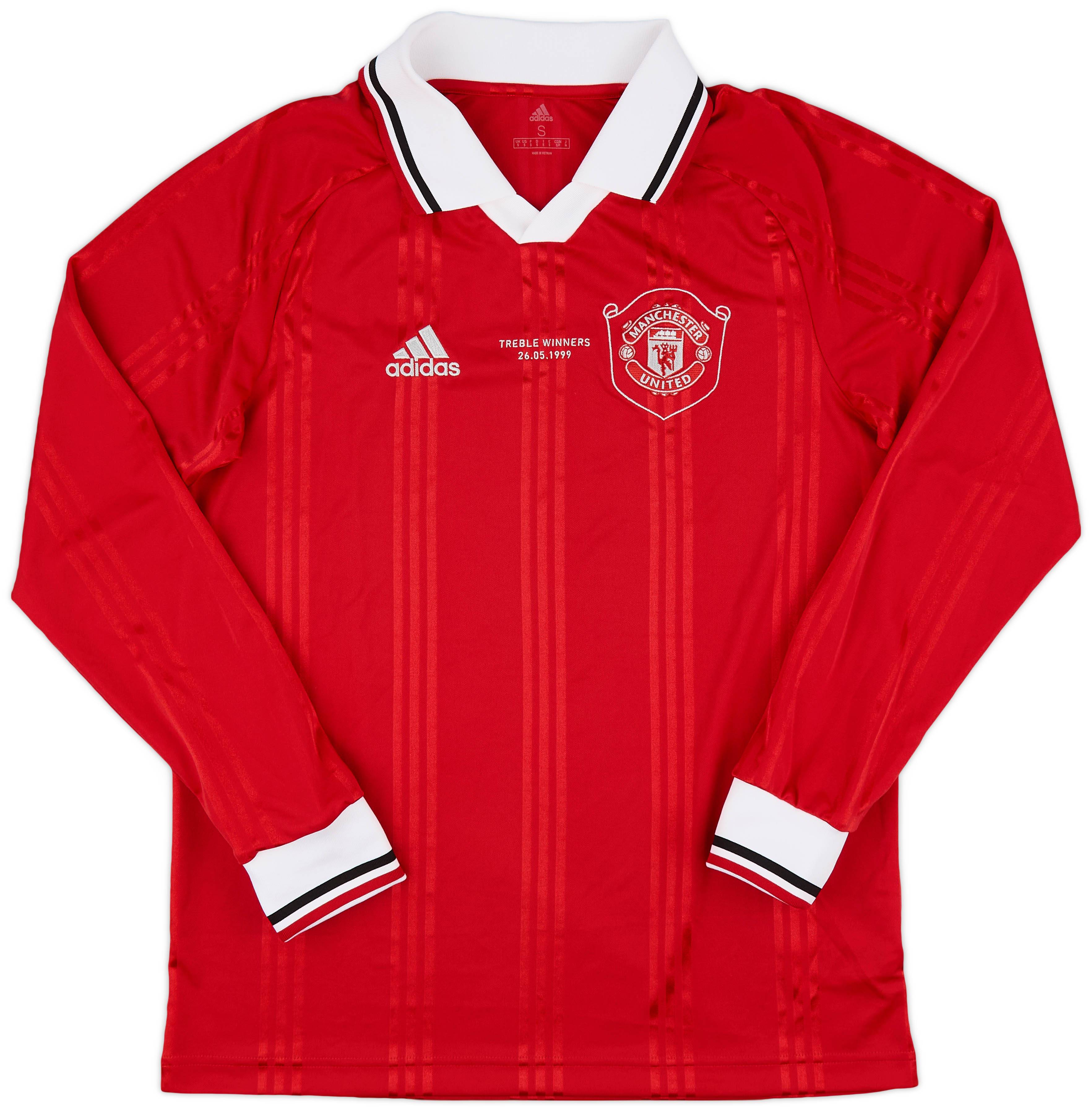 2019 20 Manchester United adidas ICON L S Shirt 10 10 S