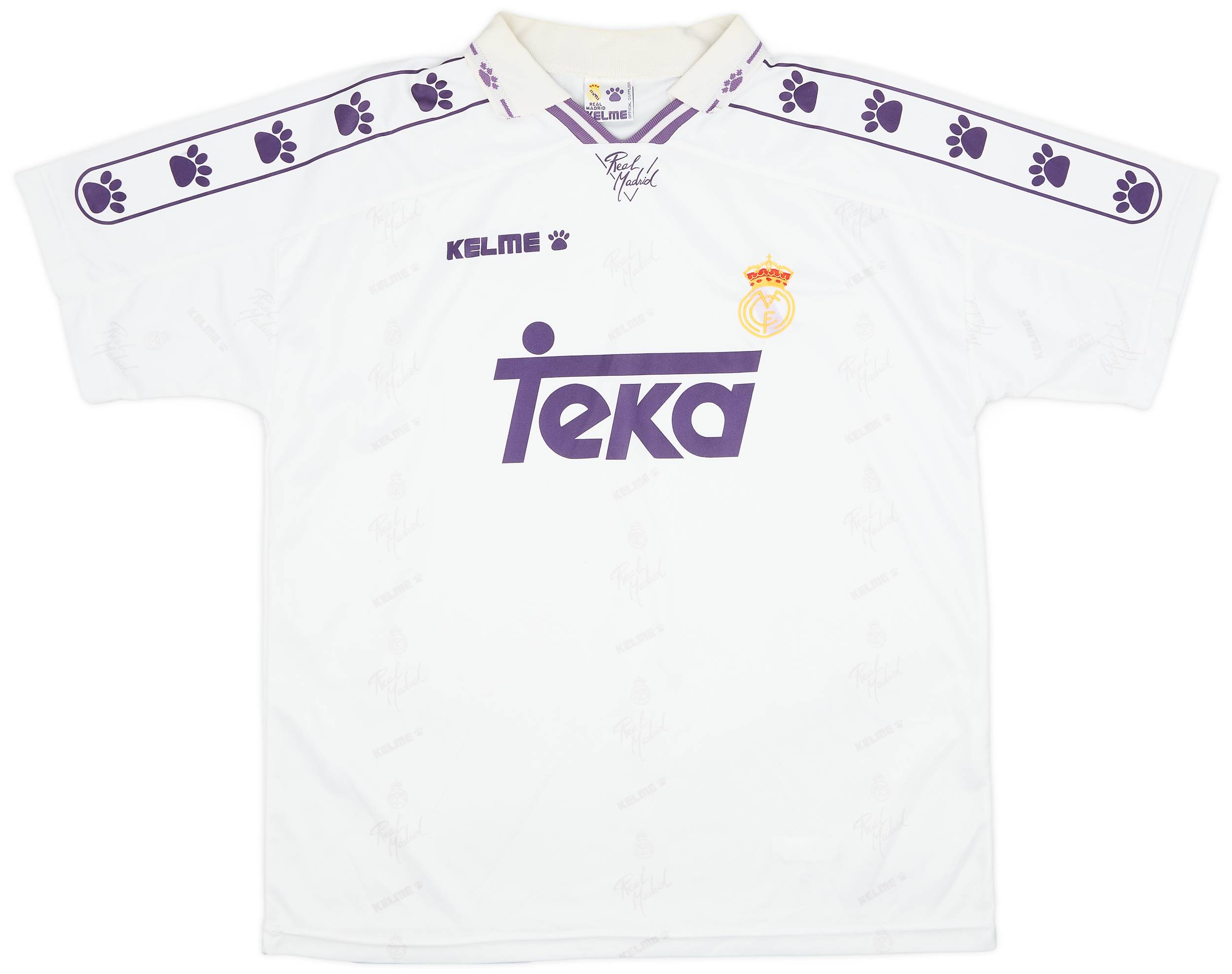 1994-96 Real Madrid Home Shirt - 7/10 - (L)