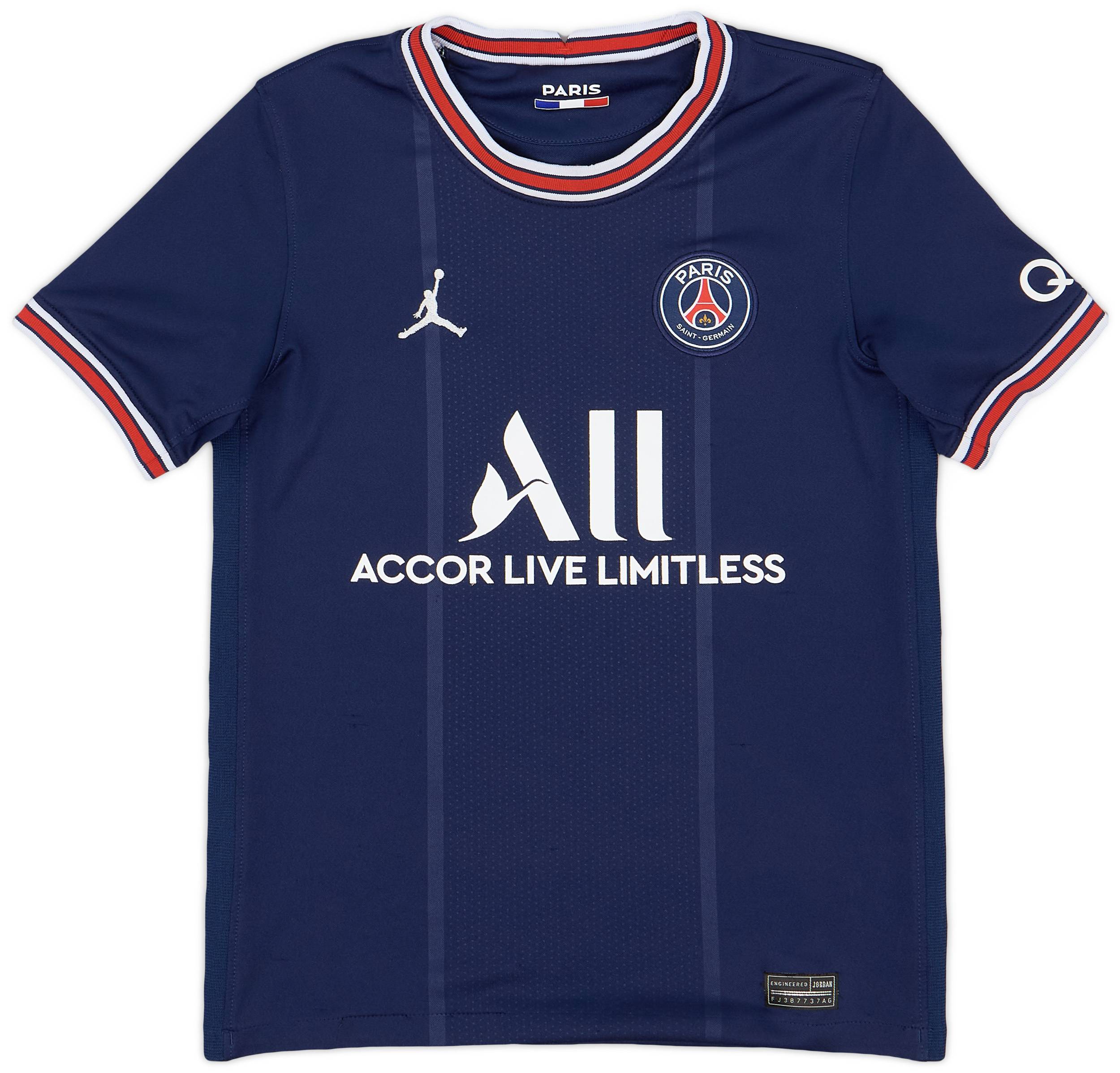 2021-22 Paris Saint-Germain Home Shirt - 7/10 - (M.Boys)