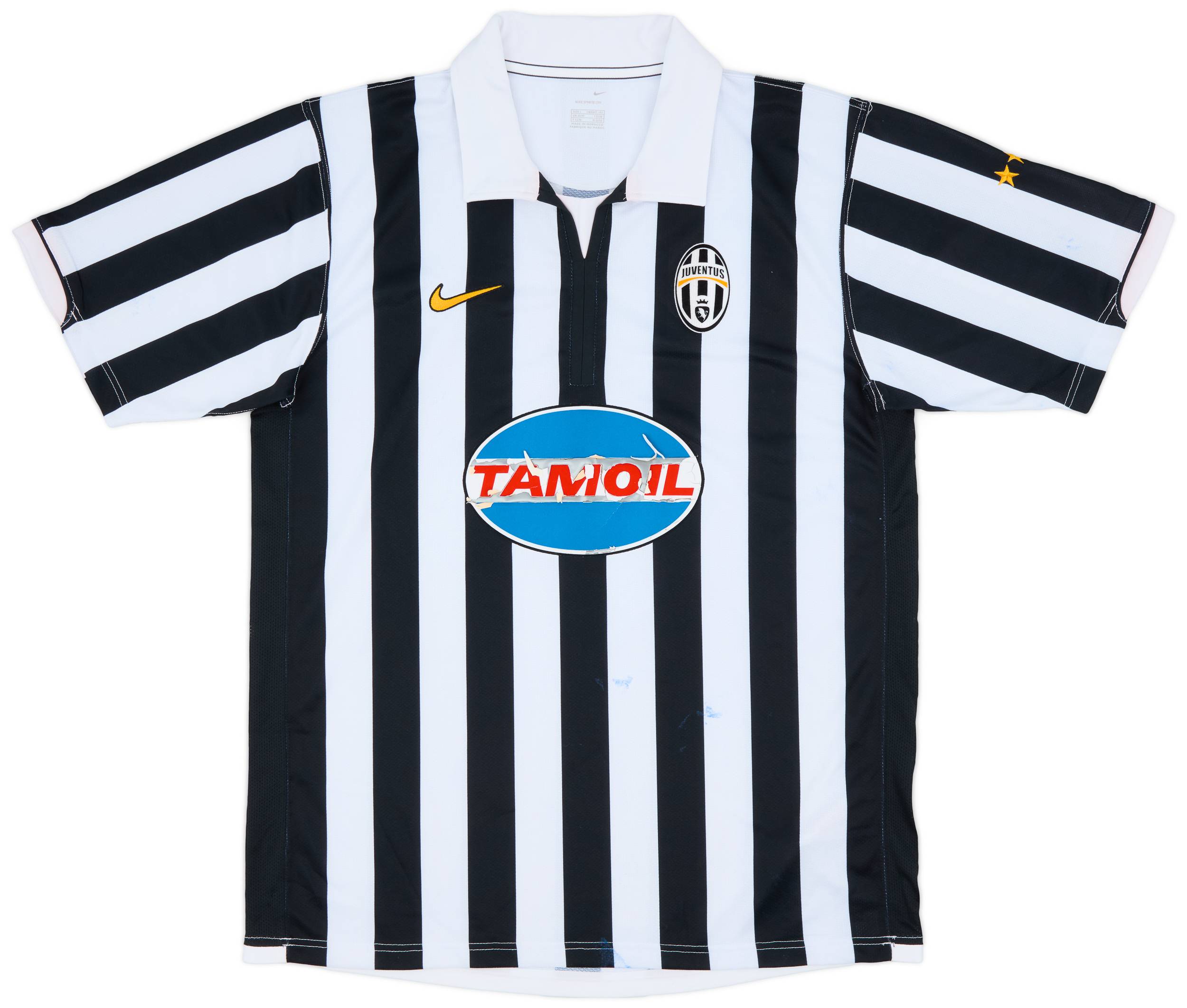 2006-07 Juventus Signed Home Shirt Nedved #11 - 3/10 - (L)