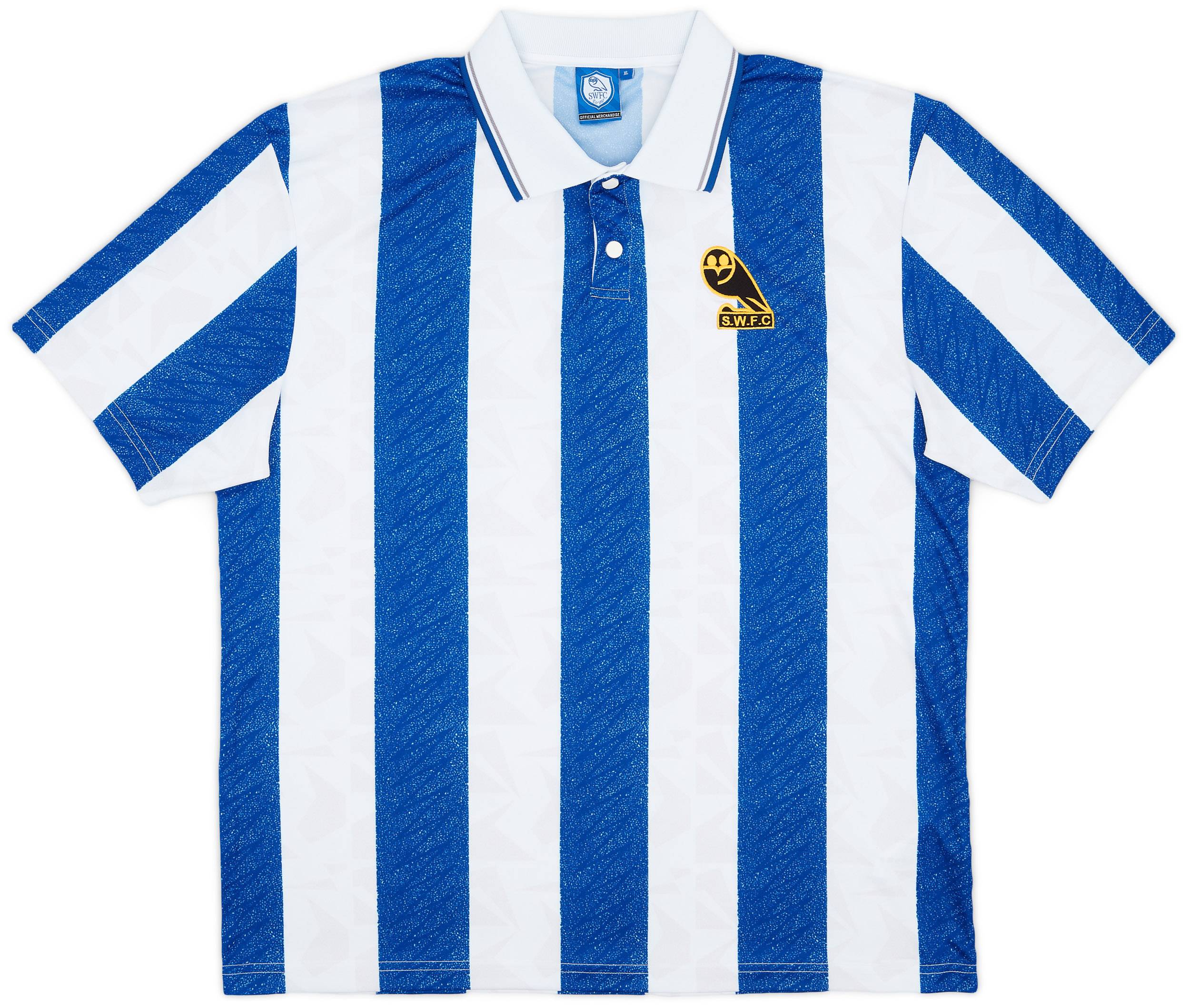 2010s Sheffield Wednesday Retro '1989-91' Home Shirt - 9/10 - (XL)