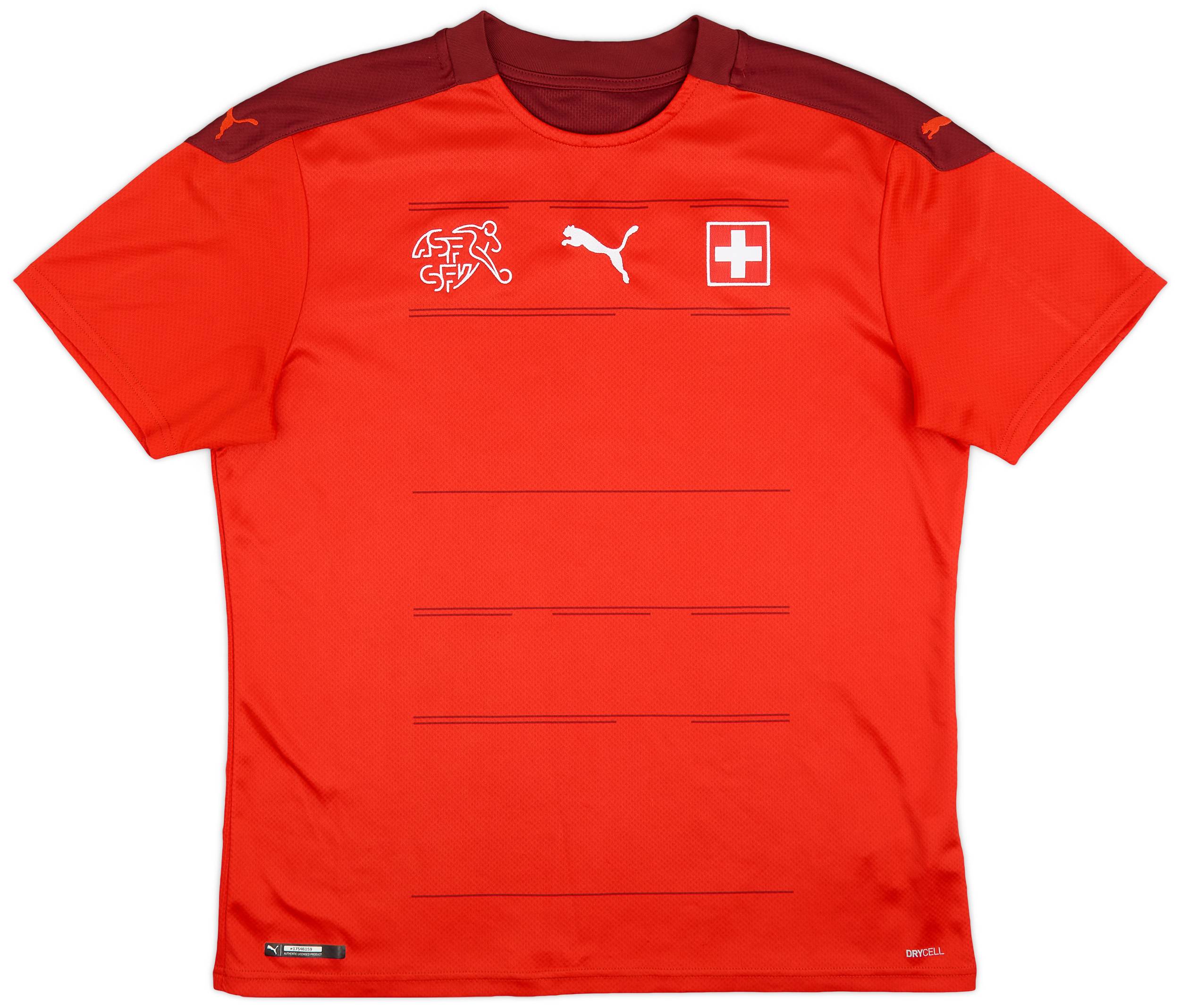 2020-21 Switzerland Home Shirt - 8/10 - (L)