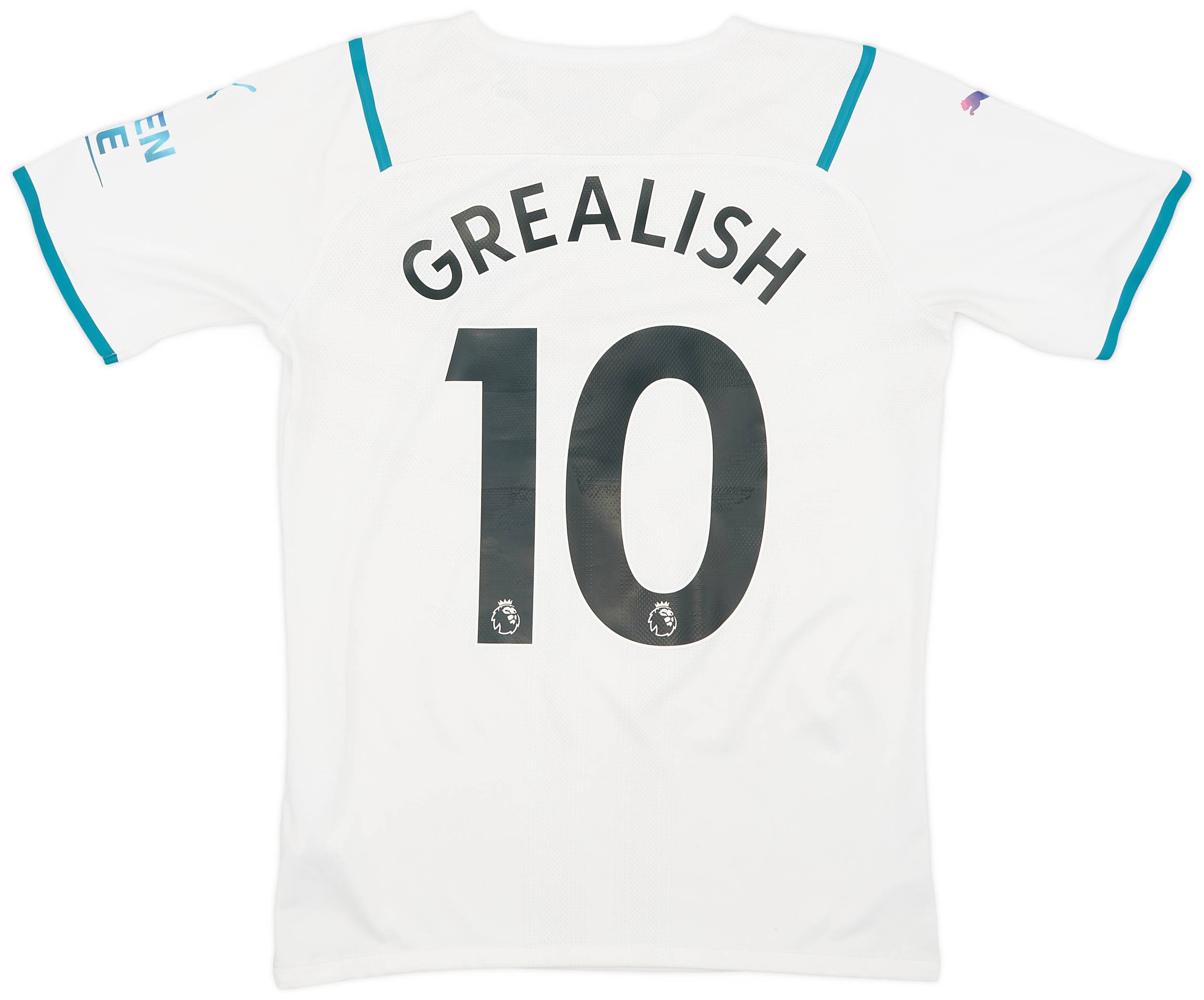 2021-22 Manchester City Authentic Away Shirt Grealish #10 - 5/10 - (M)