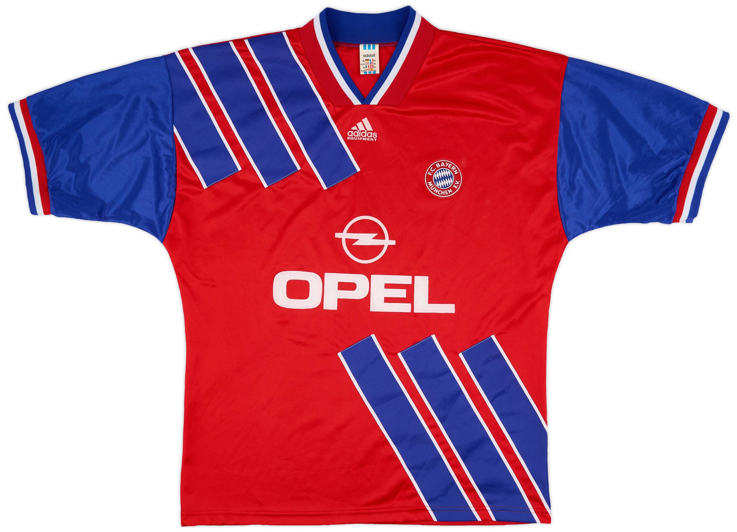 1993-95 Bayern Munich Home Shirt - 8/10 - (XL)