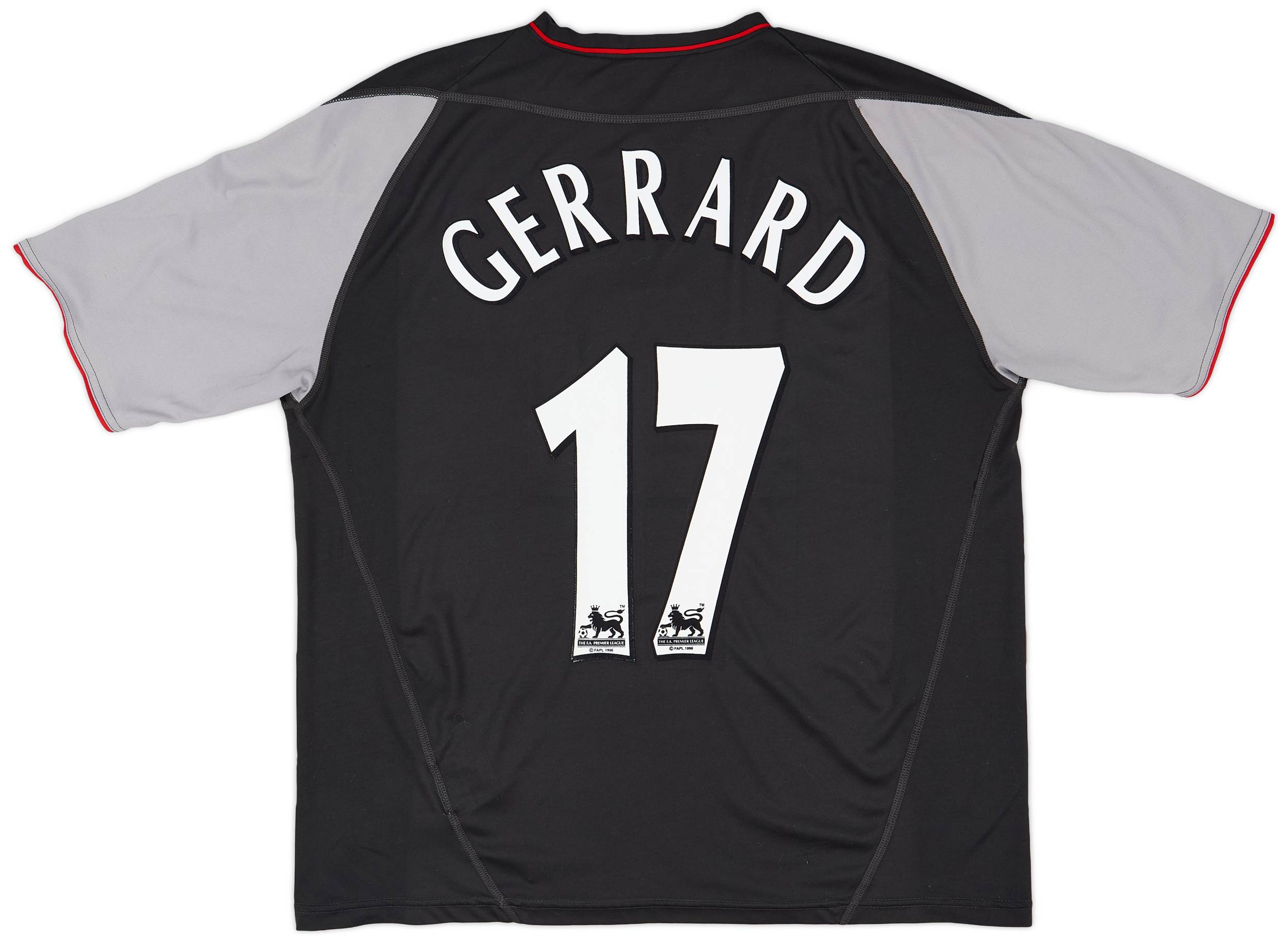 2002-04 Liverpool Away Shirt Gerrard #17 - 6/10 - (L)