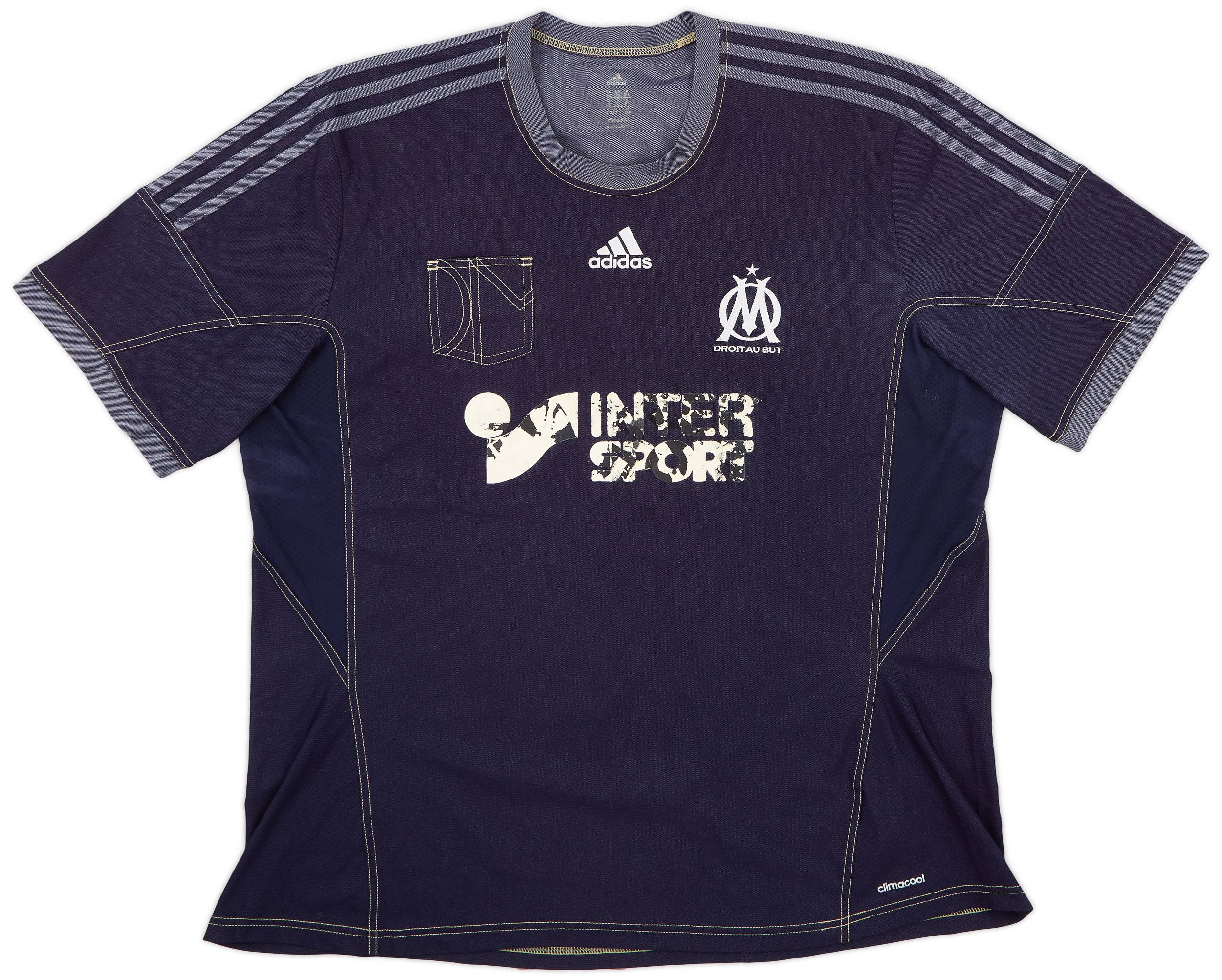 2013-14 Olympique Marseille Away Shirt - 4/10 - (XXL)