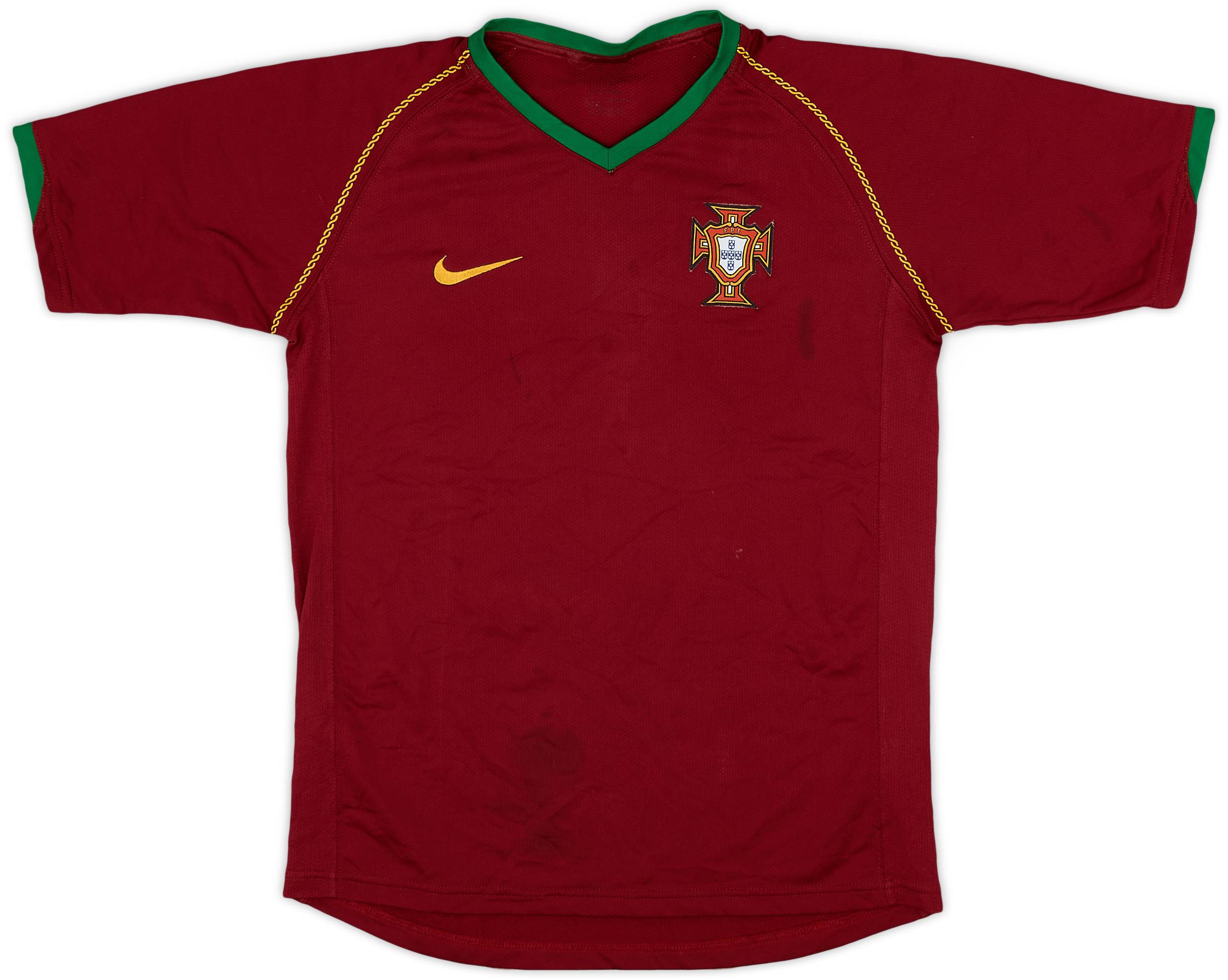 2006-08 Portugal Home Shirt - 6/10 - (XL.Boys)