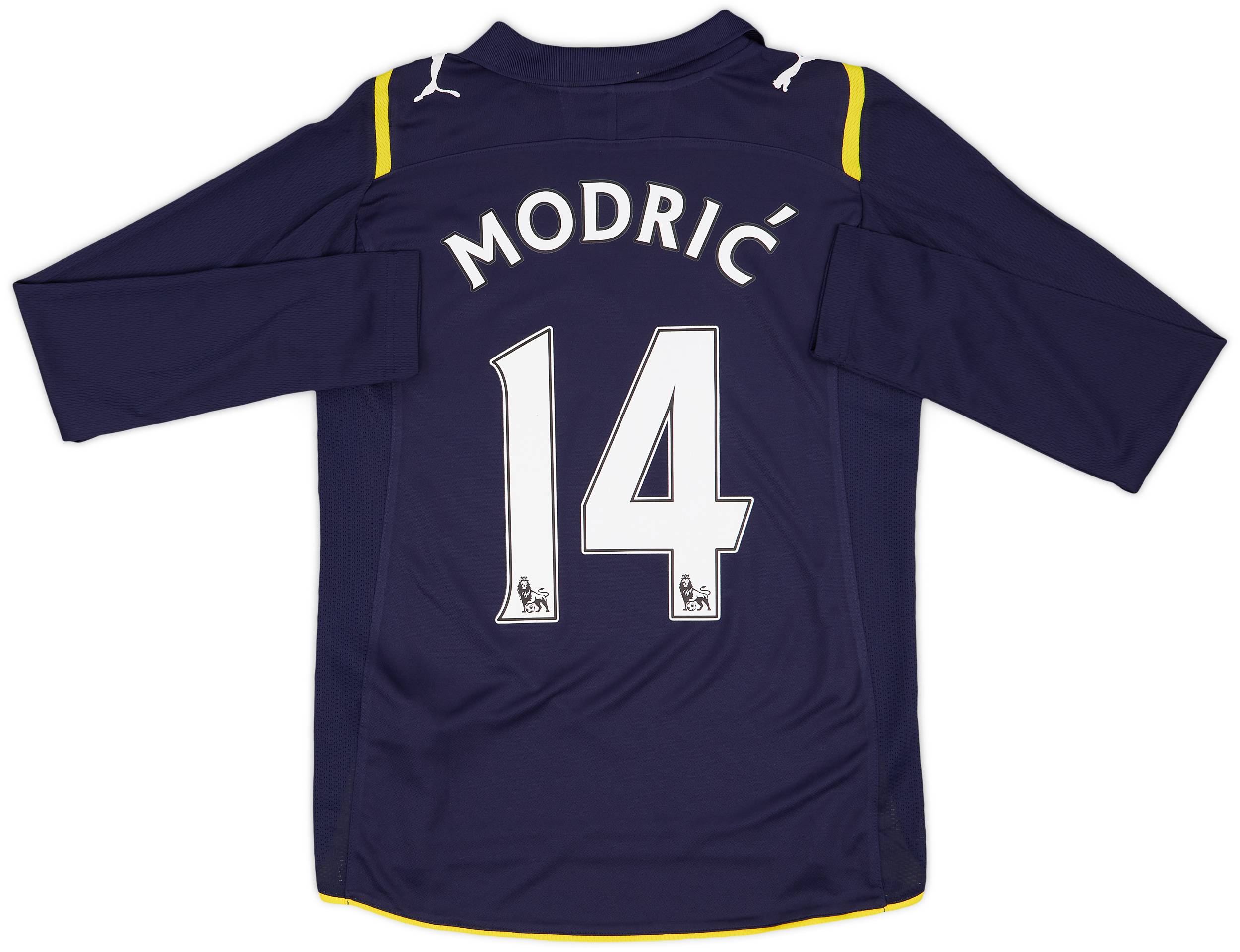 2009-10 Tottenham Away L/S Shirt Modric #14 (S)