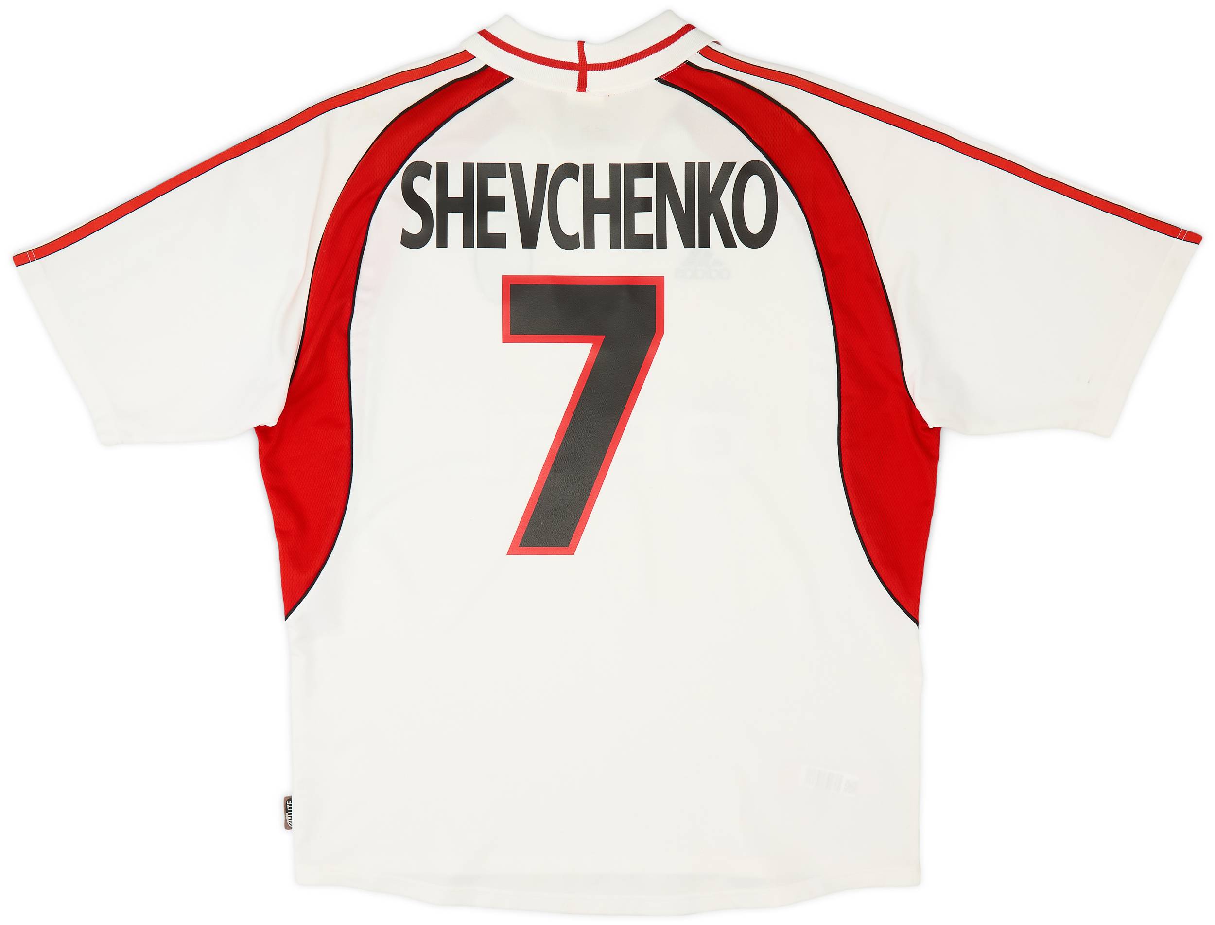 2000-02 AC Milan Away Shirt Shevchenko #7 - 6/10 - (XL)