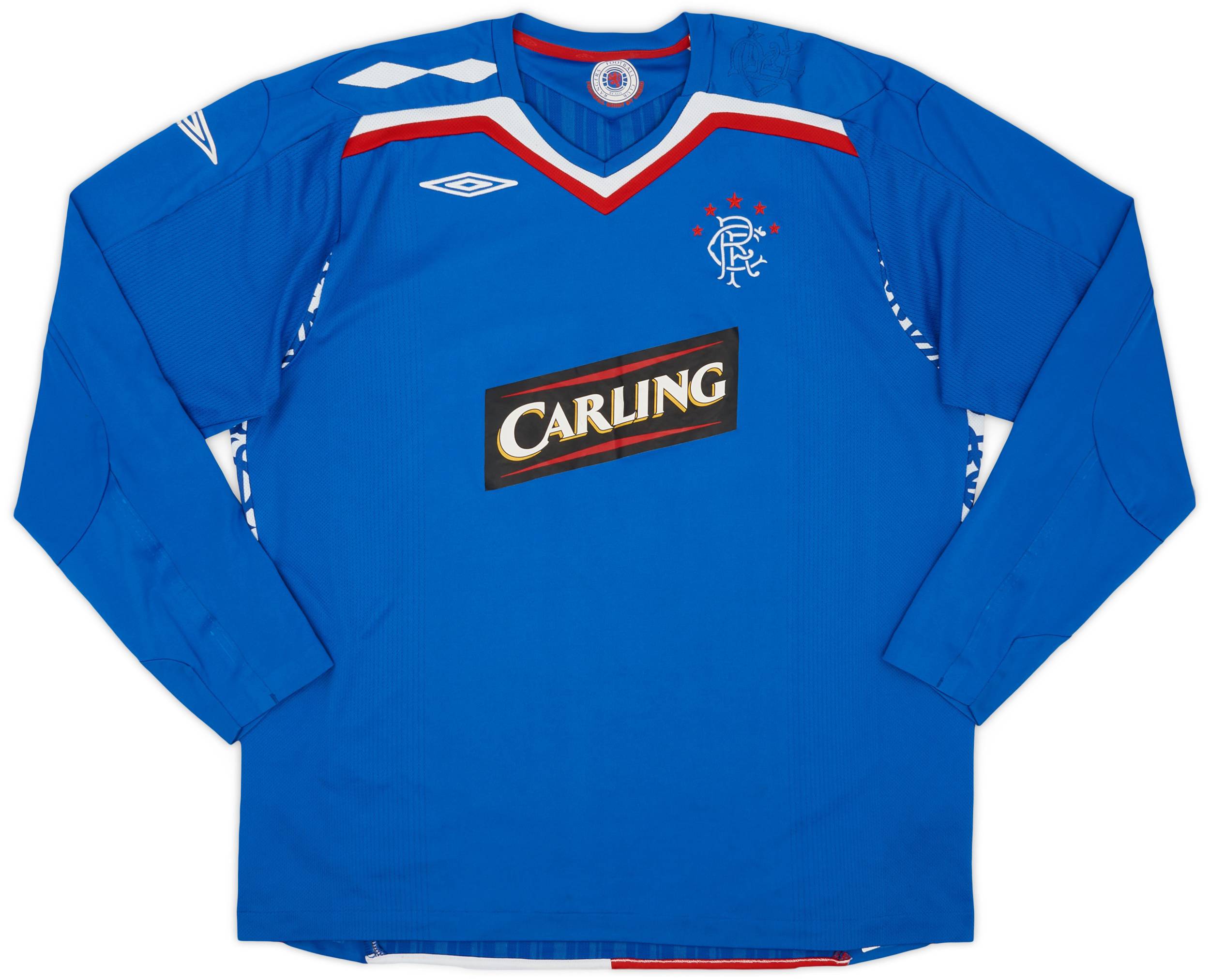 2007-08 Rangers Home Shirt - 8/10 - (XXL)
