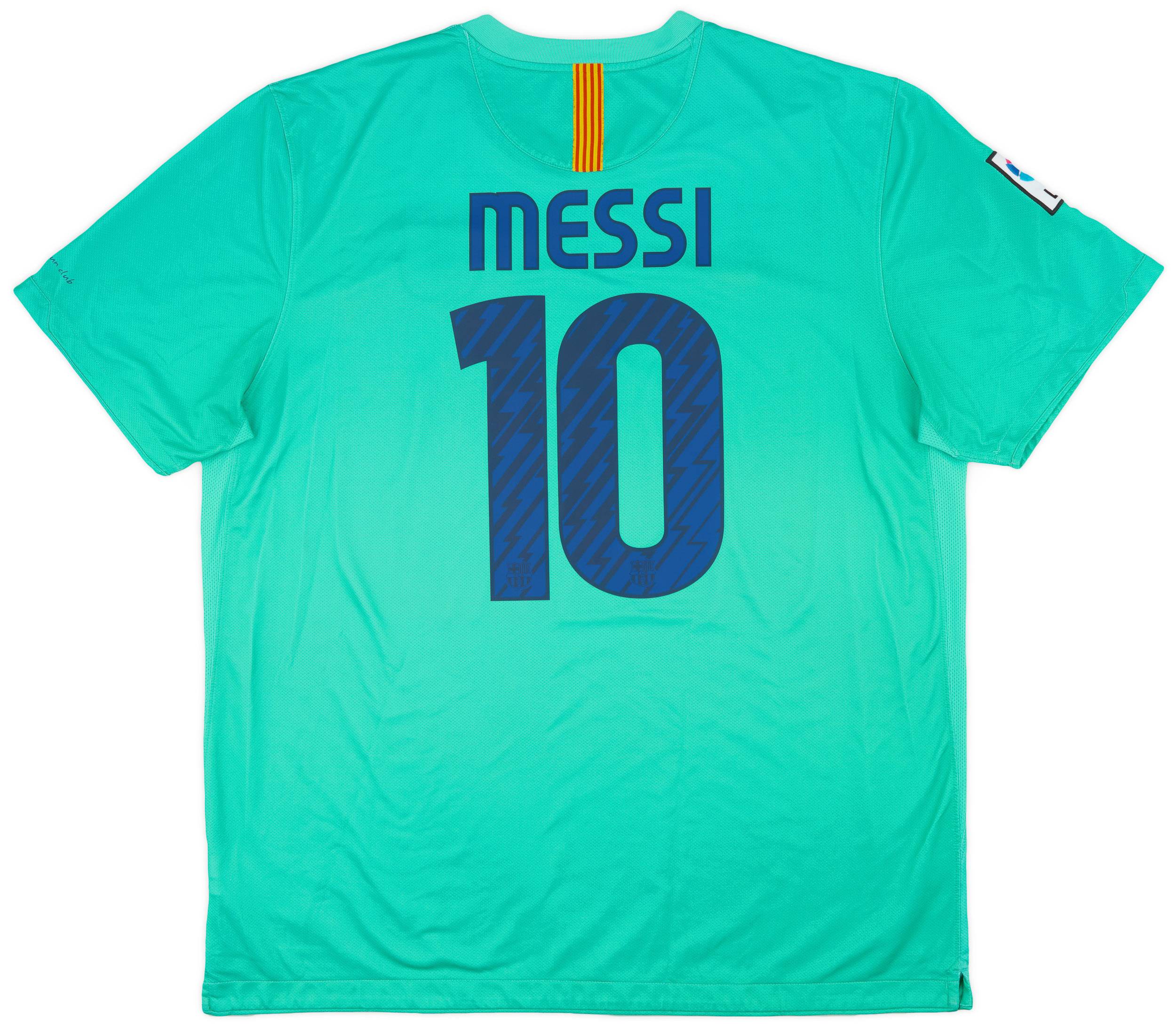 2010-11 Barcelona Away Shirt Messi #10 - 7/10 - (XXL)