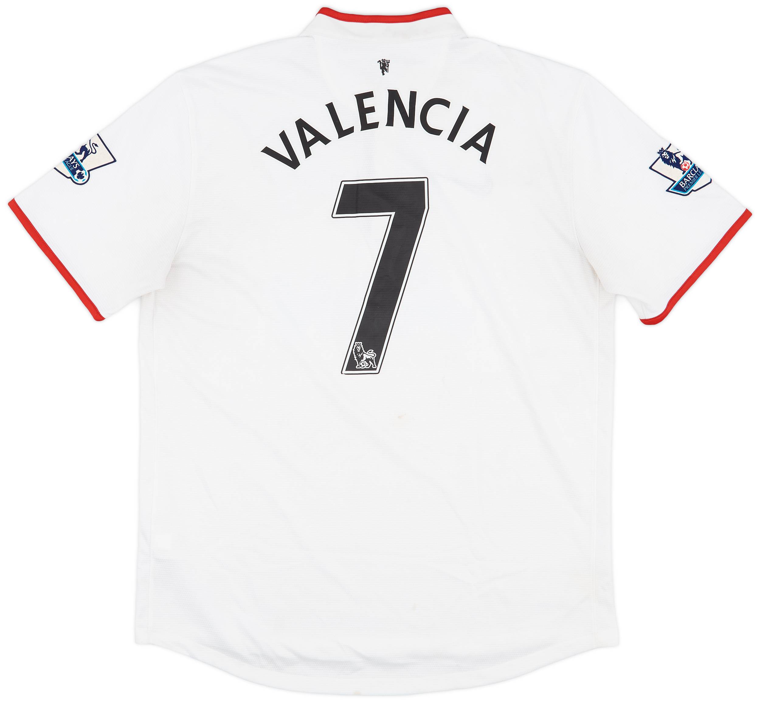 2012-14 Manchester United Away Shirt Valencia #7 - 6/10 - (L)