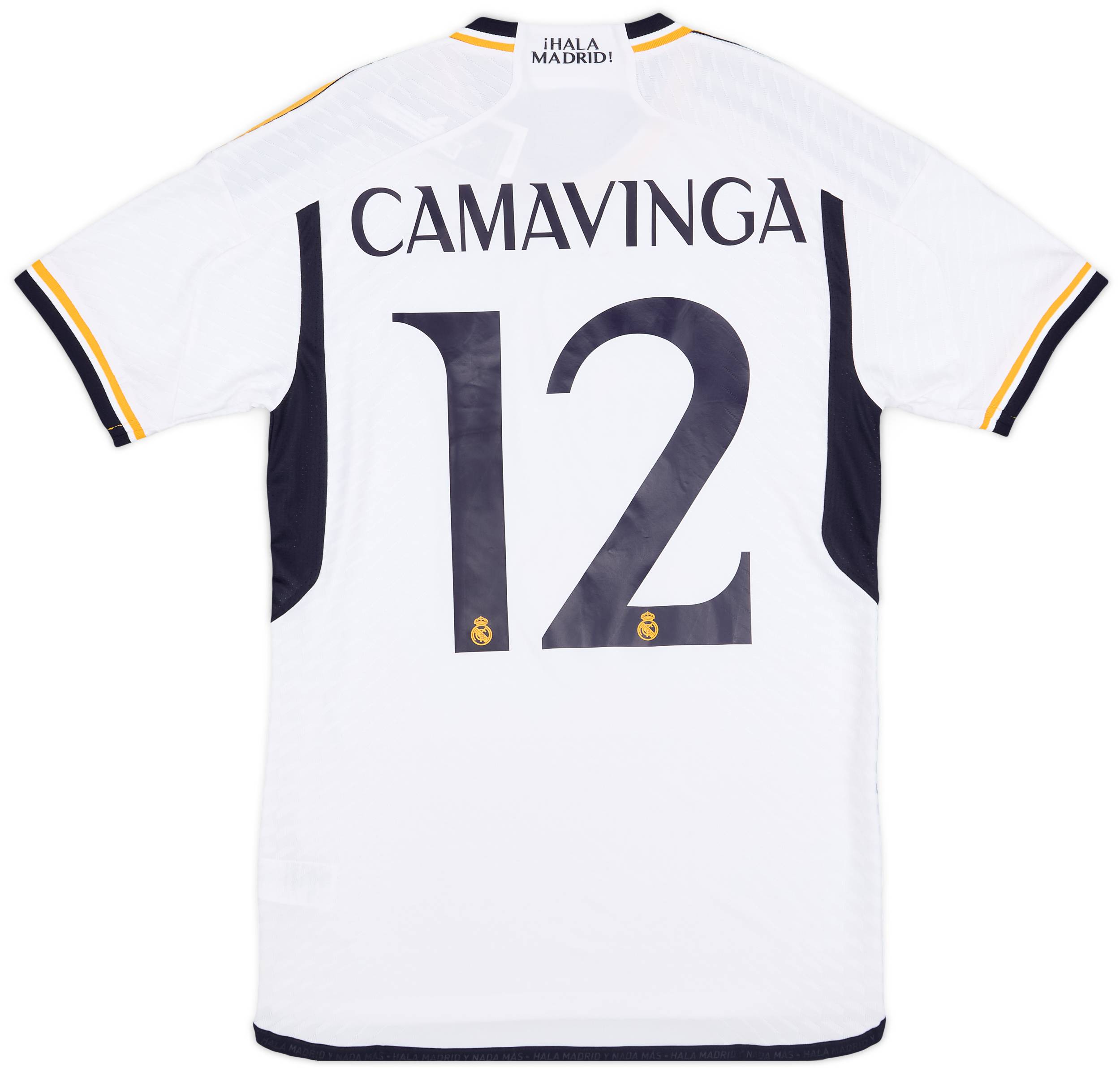 2023-24 Real Madrid Authentic Home Shirt Camavinga #12 - 9/10 - (S)