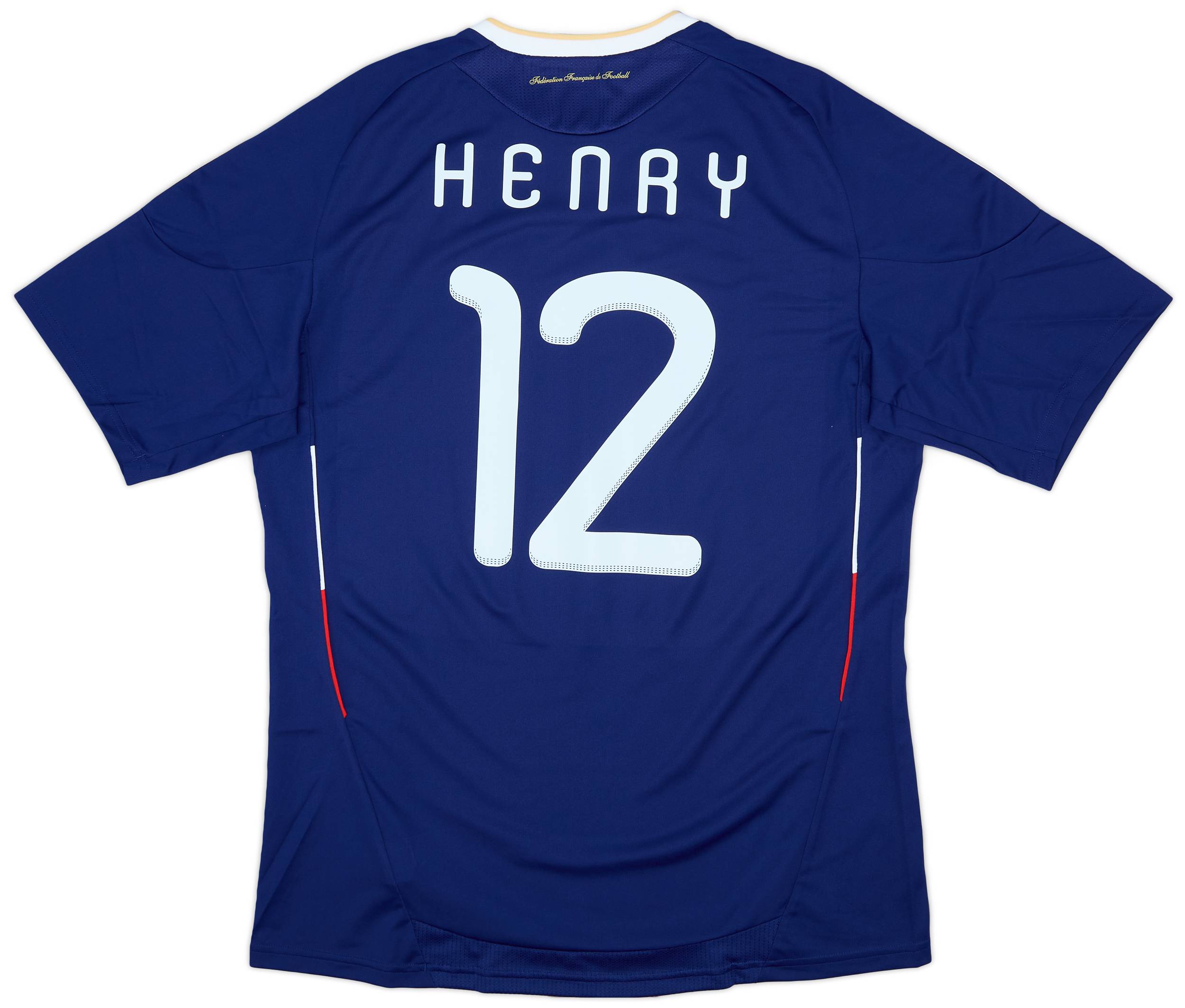 2009-10 France Home Shirt Henry #12 (L)