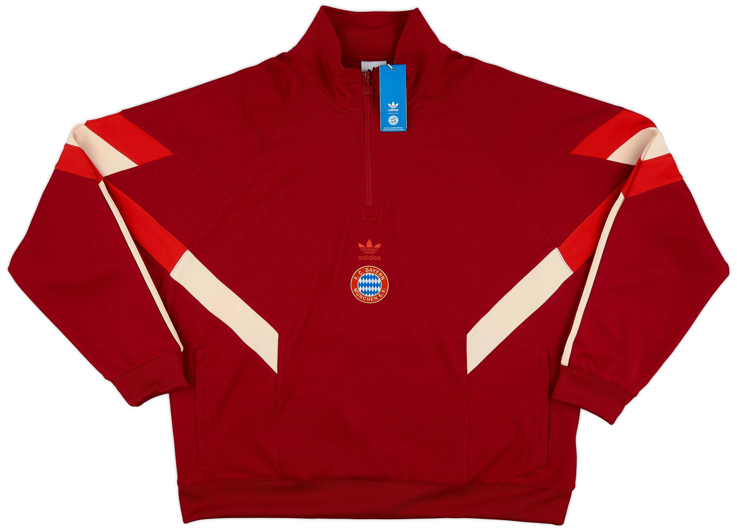 2024-25 Bayern Munich adidas 1/4 Zip Training Top
