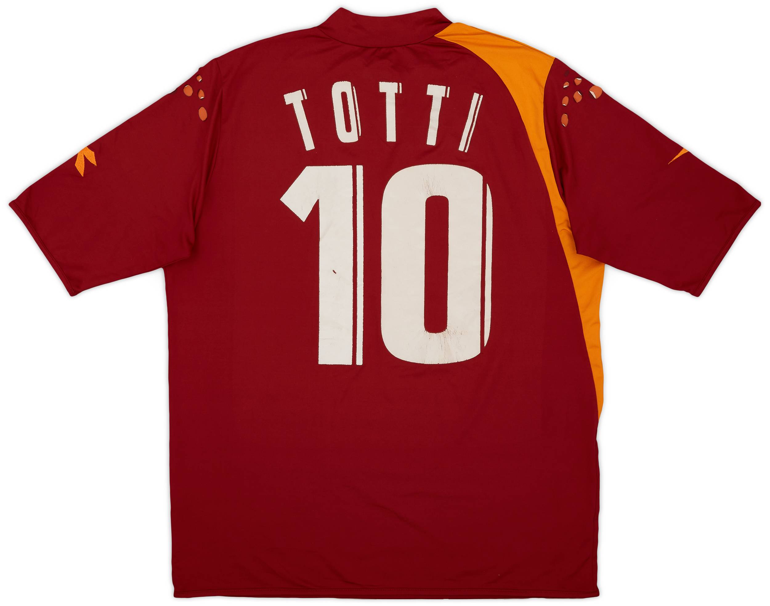 2005-06 Roma Home Shirt Totti #10 - 5/10 - (XL)