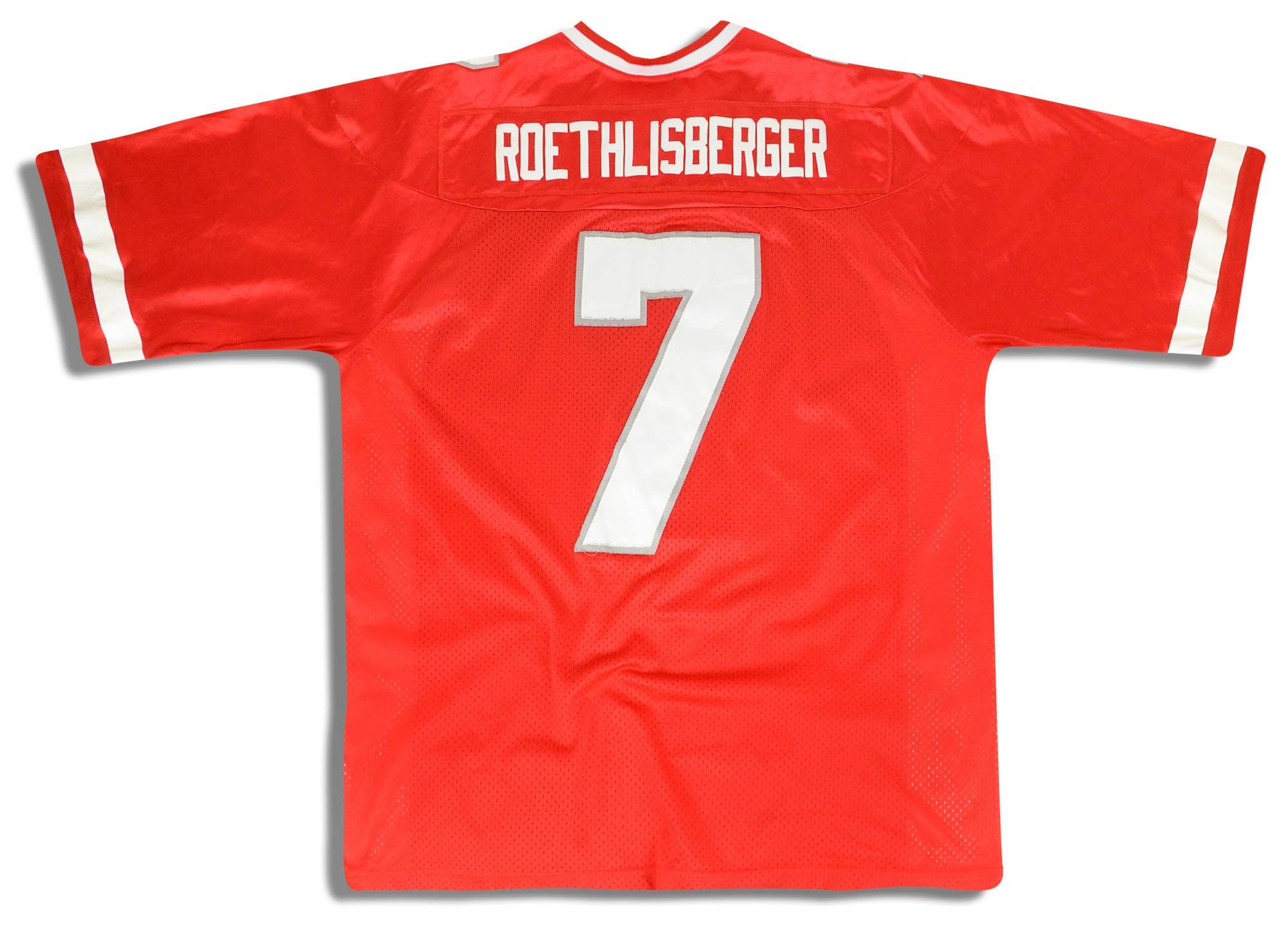 2003 Miami Redhawks Roethlisberger #7 Nike Throwback Jersey (Home) XL