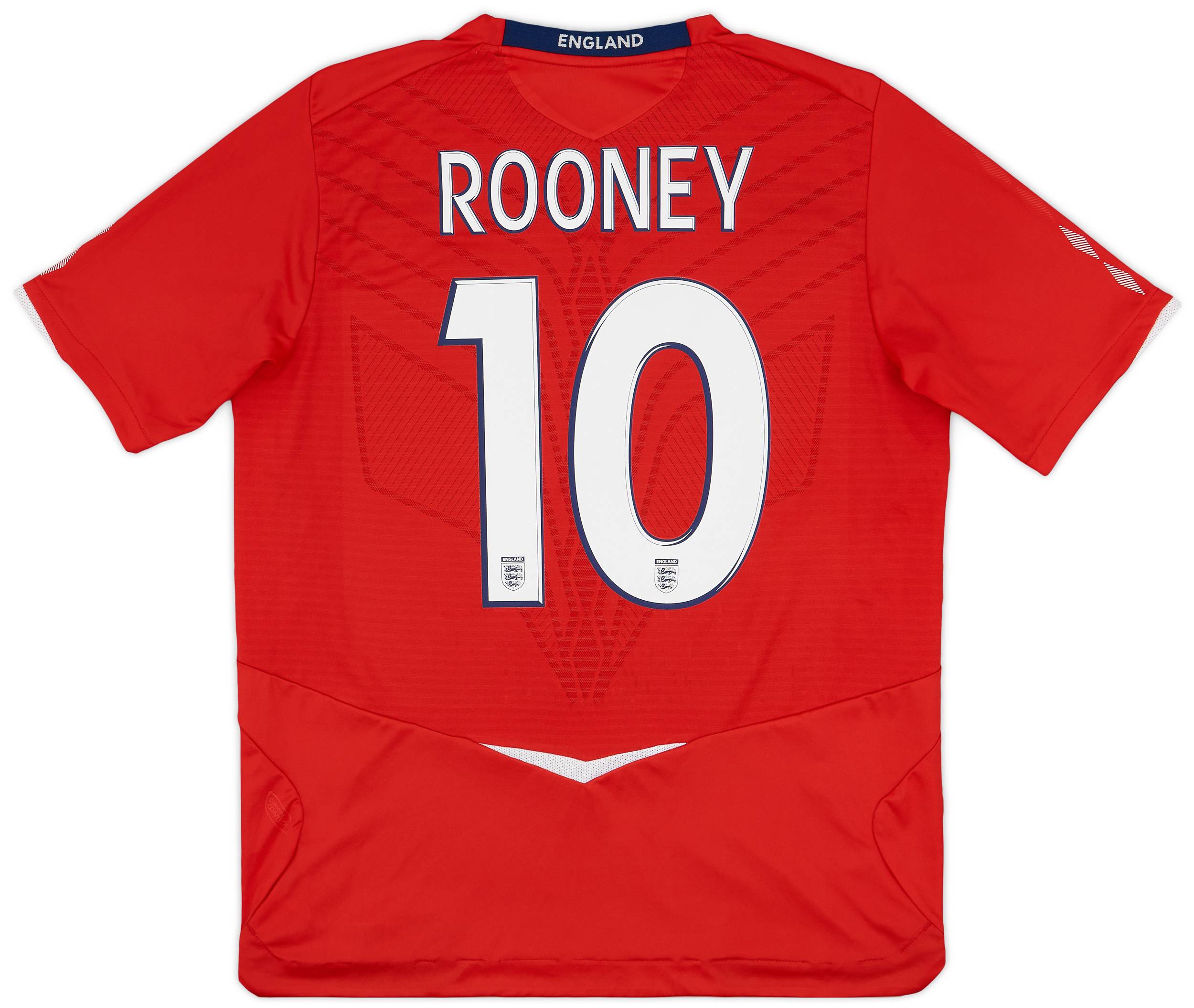 2008-10 England Away Shirt Rooney #10 - 7/10 - (L)