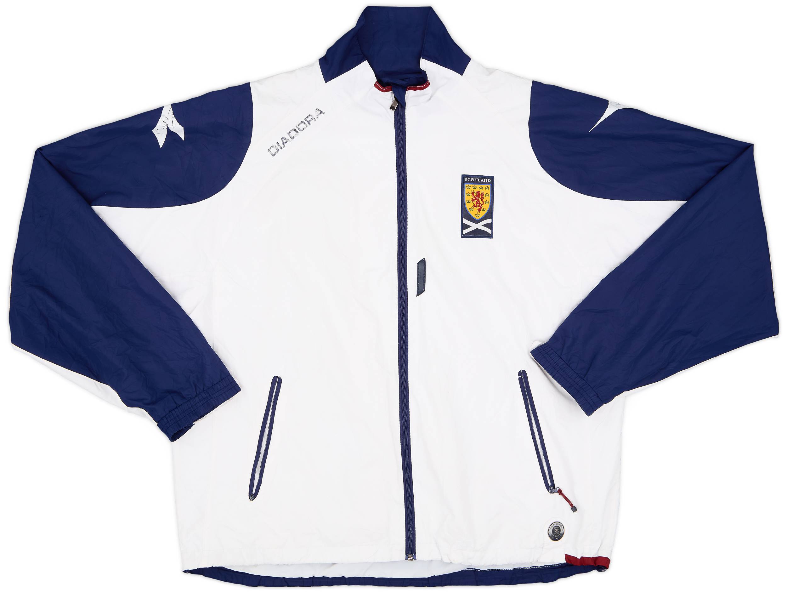 2006-07 Scotland Diadora Rain Jacket - 4/10 - (XL)