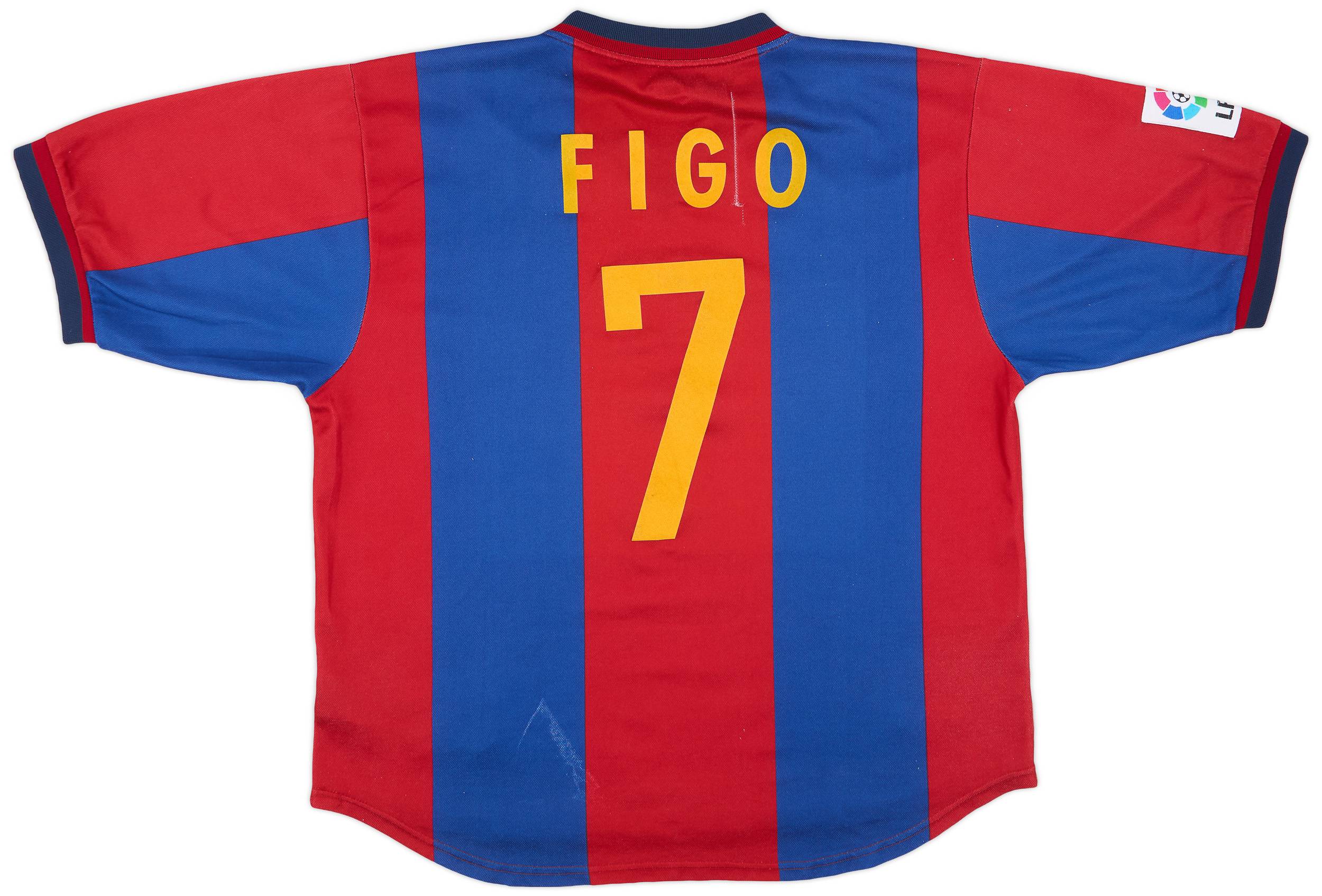 FCバルセロナ FIGO 7 シャツ 100周年モデル FCバルセロナ #7 ルイス・フィーゴ サッカー ゲームシャツ FC