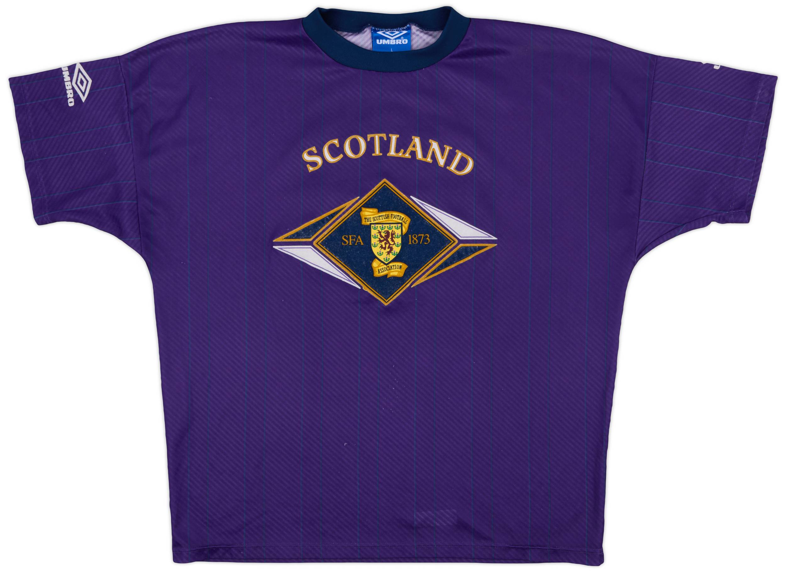 定番 1994-95 Scotland Umbro Training Shirt - 8/10 - (L) ウェア