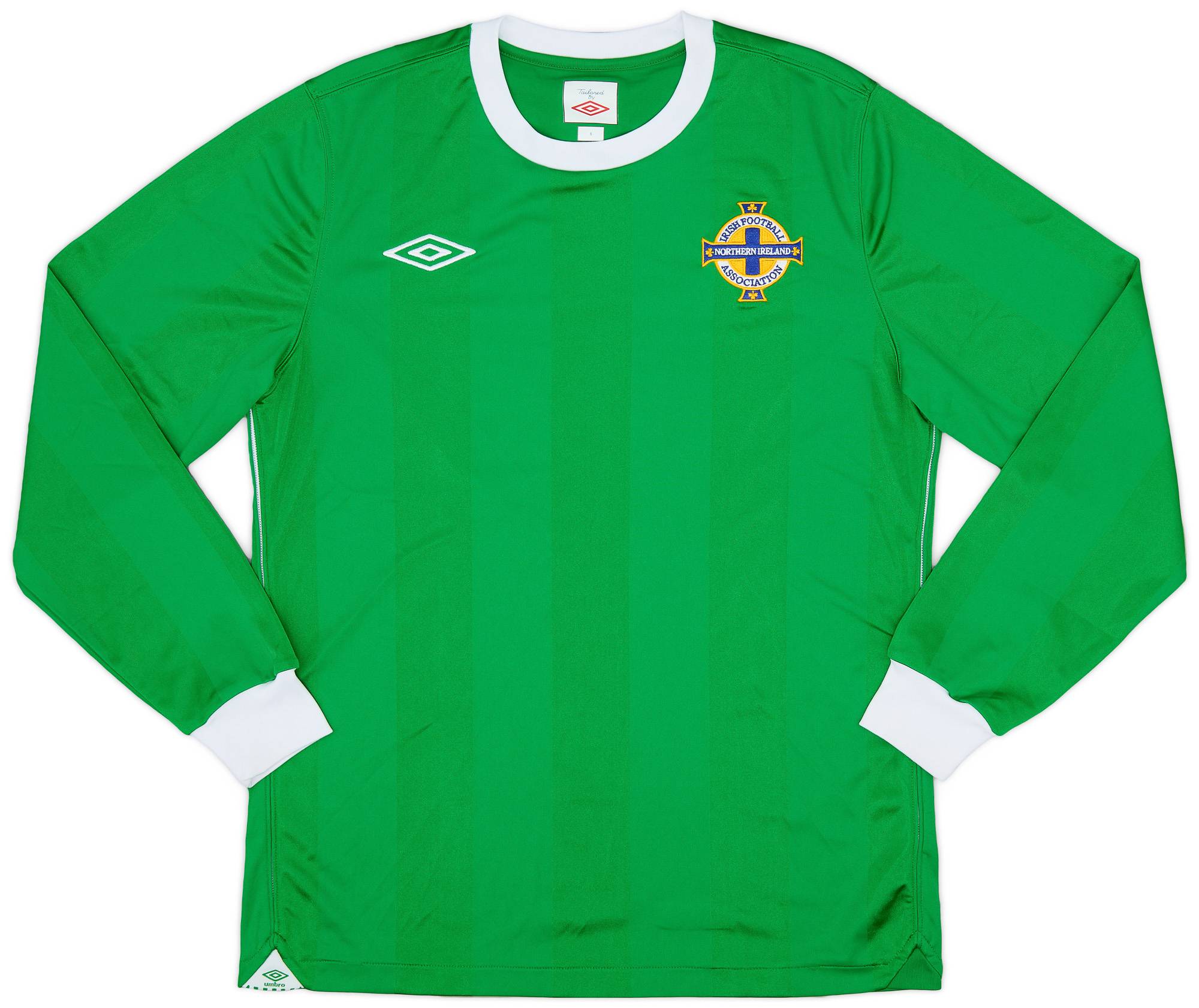 2010-12 Northern Ireland Home L/S Shirt - 9/10 - (S)