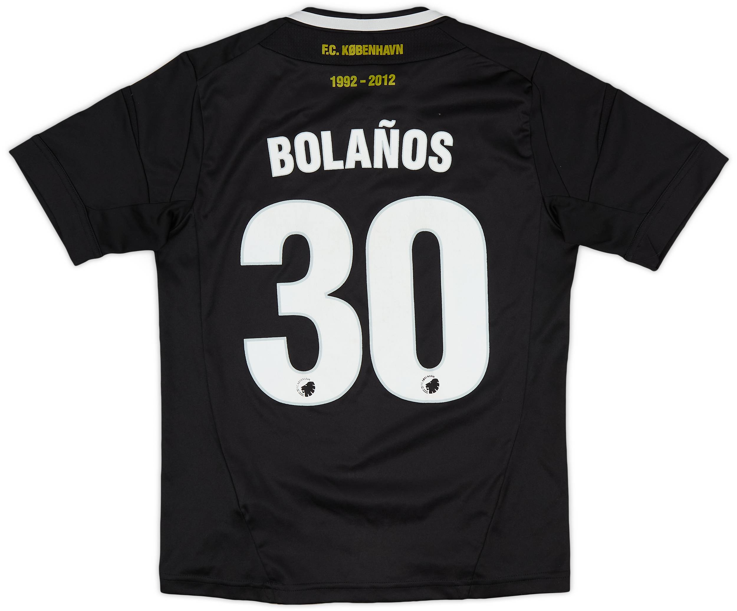 2012-13 FC Copenhagen Away Shirt Bolanos #30 - 7/10 - (S.Boys)