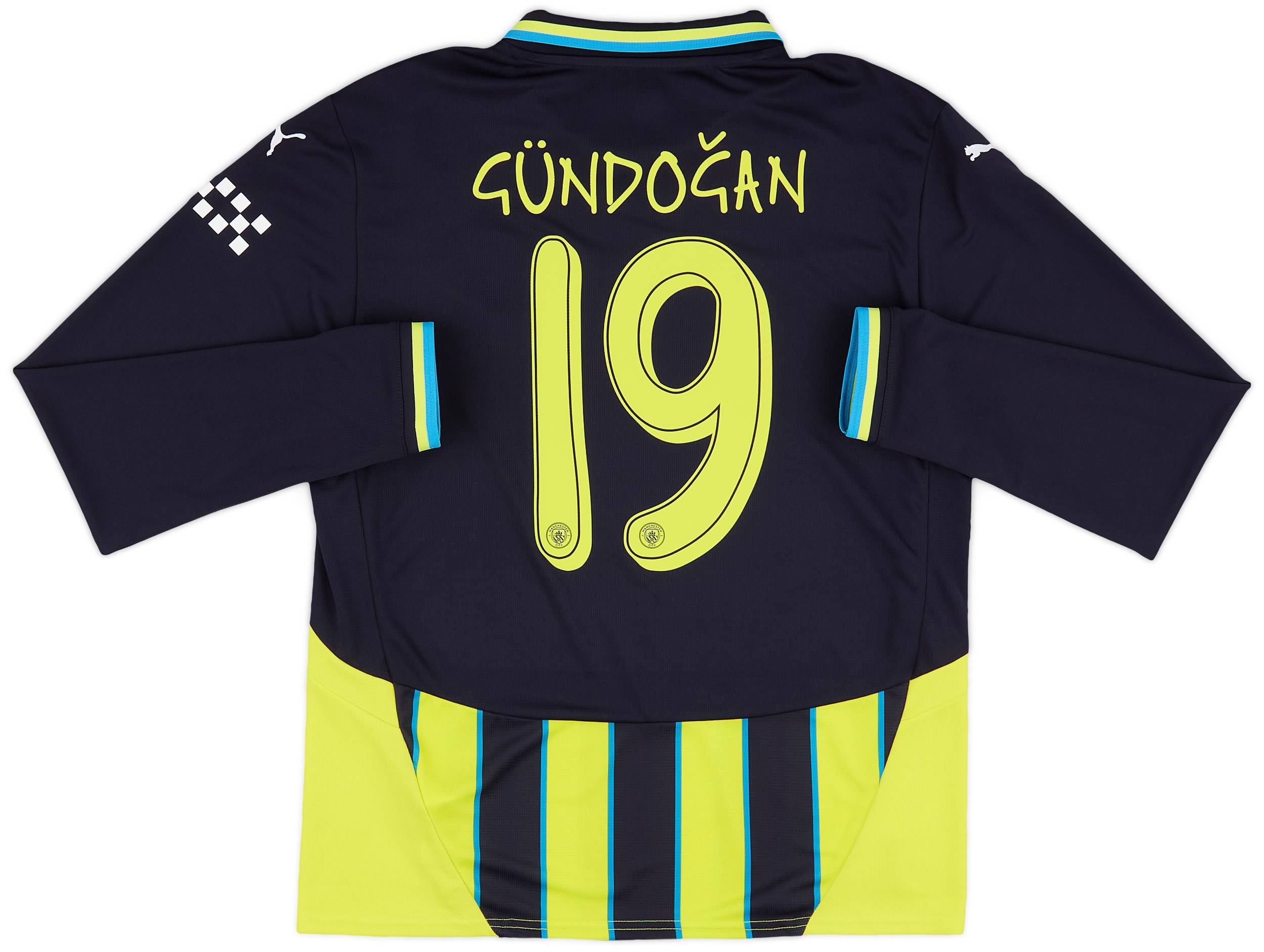 2024-25 Manchester City Away L/S Shirt Gundogan #19