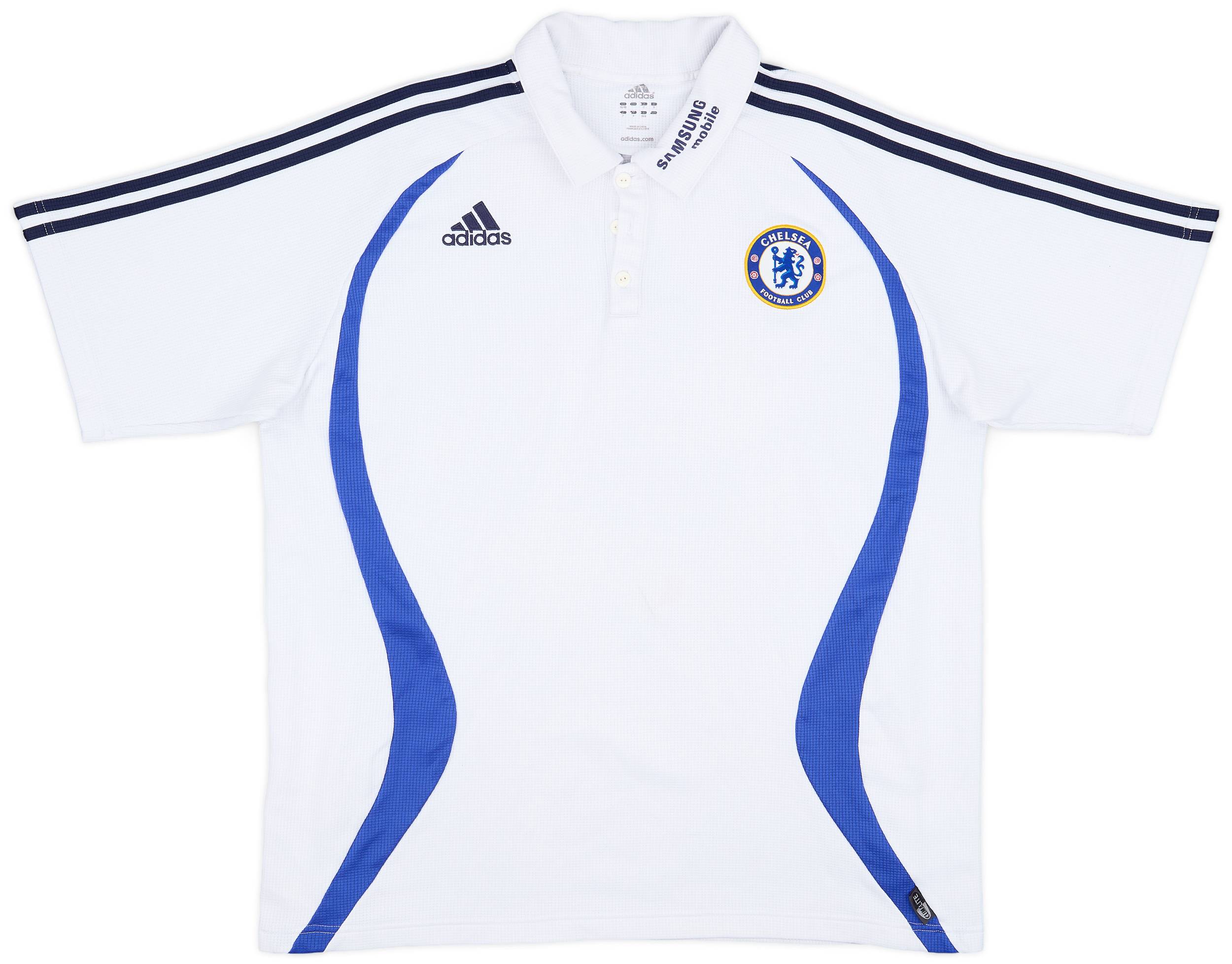 2006-07 Chelsea adidas Polo Shirt - 8/10 - (XL)