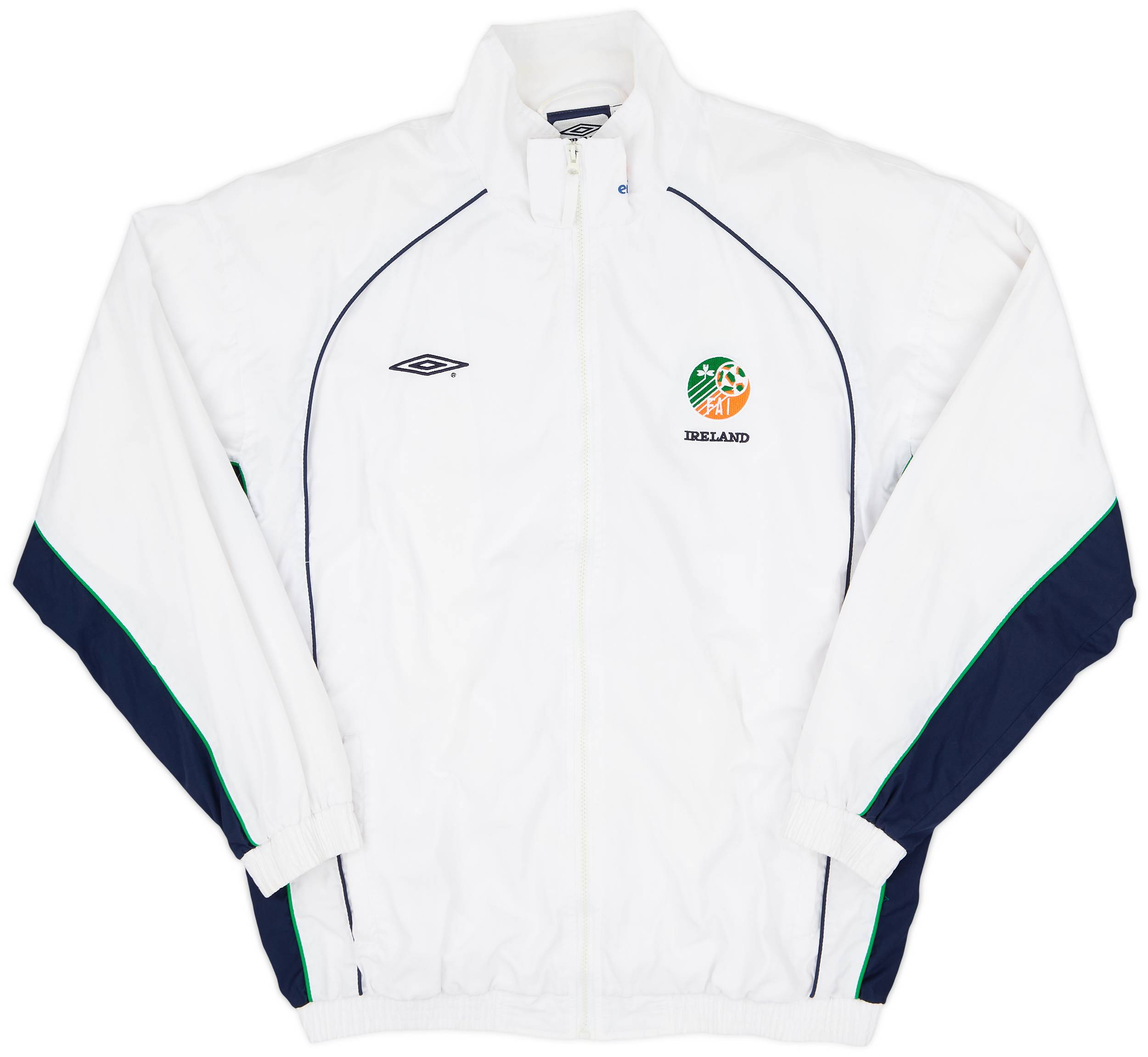 【セール】 Ireland 2002-03 Umbro (XL) - 8/10 - Jacket Track ジャケット・アウター