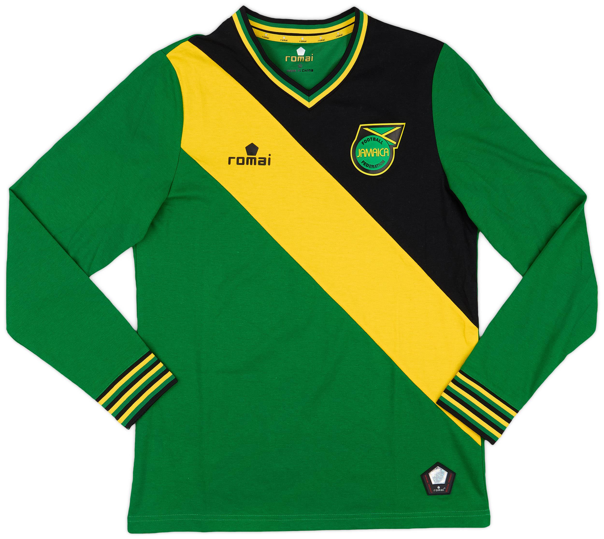 2016-17 Jamaica Romai Training L/S Shirt - 9/10 - (M)