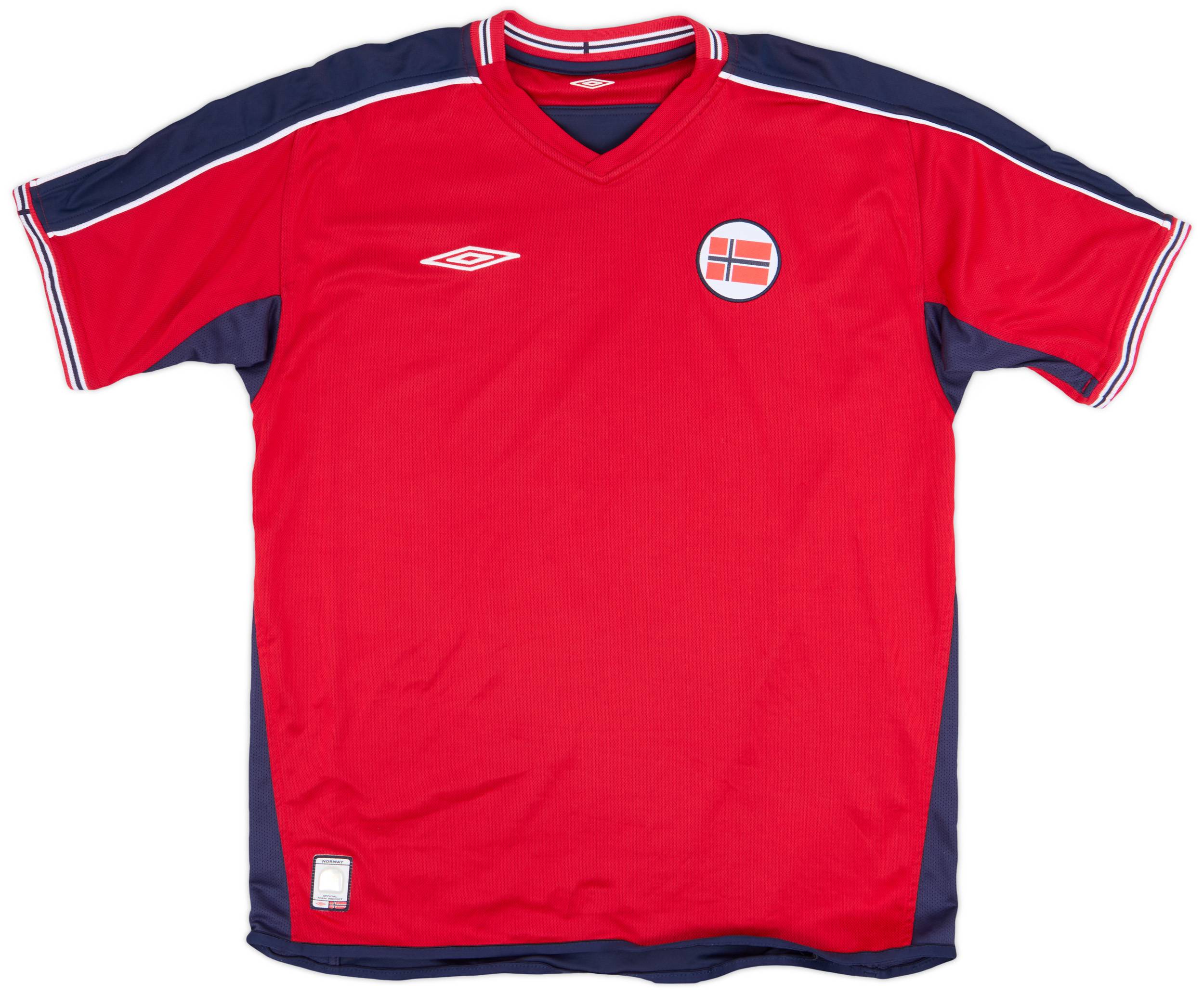2003-04 Norway Home Shirt - 8/10 - (XL)