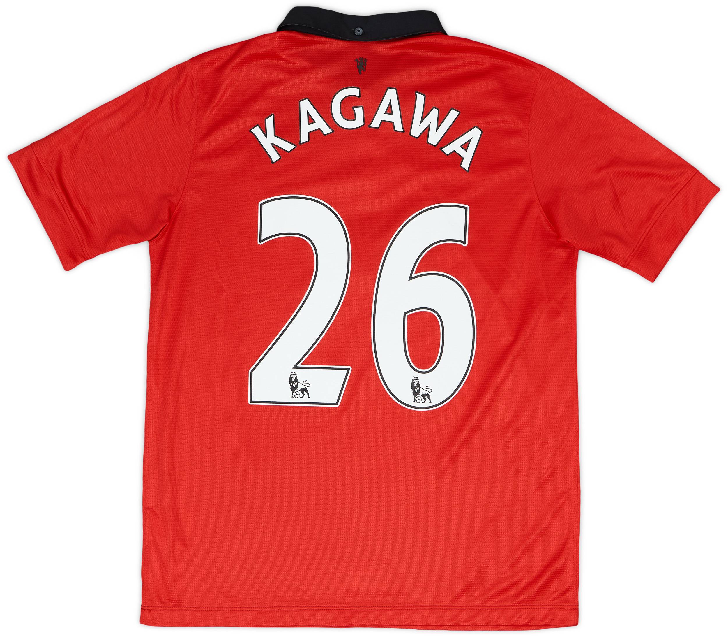2013-14 Manchester United Home Shirt Kagawa #26 - 8/10 - (XL.Boys)