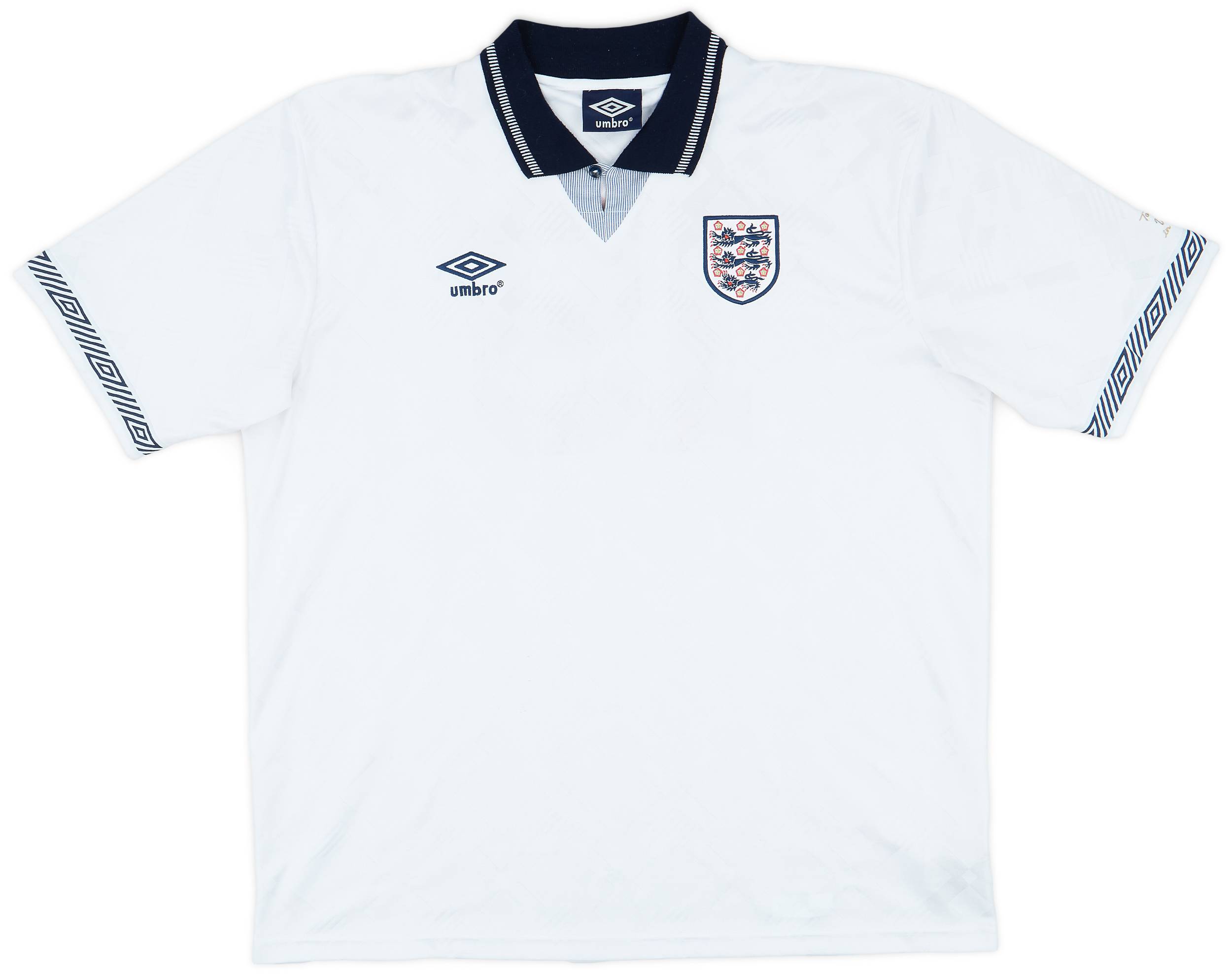 2010s '1990 England Re-Issue' Home Shirt #19 - 8/10 - (XXL)