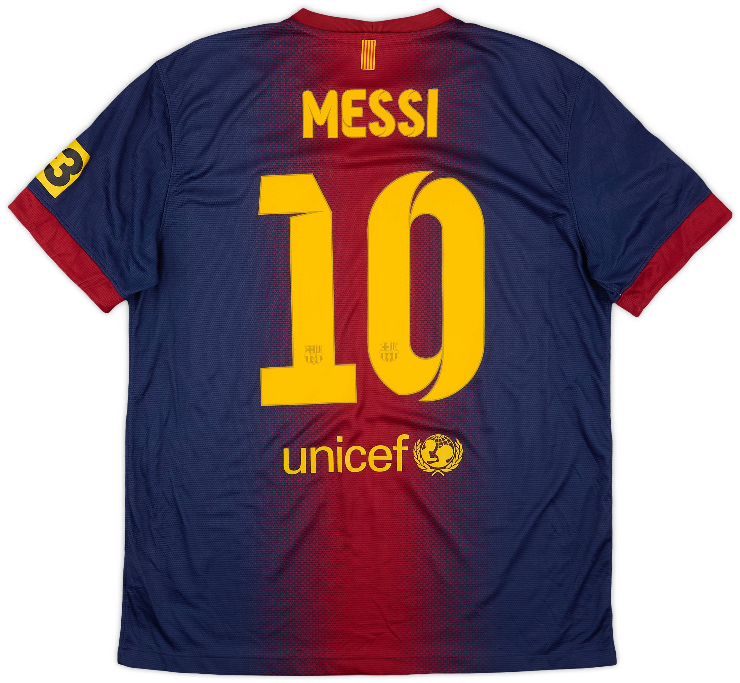 2012-13 Barcelona Home Shirt Messi #10 - 7/10 - (L)