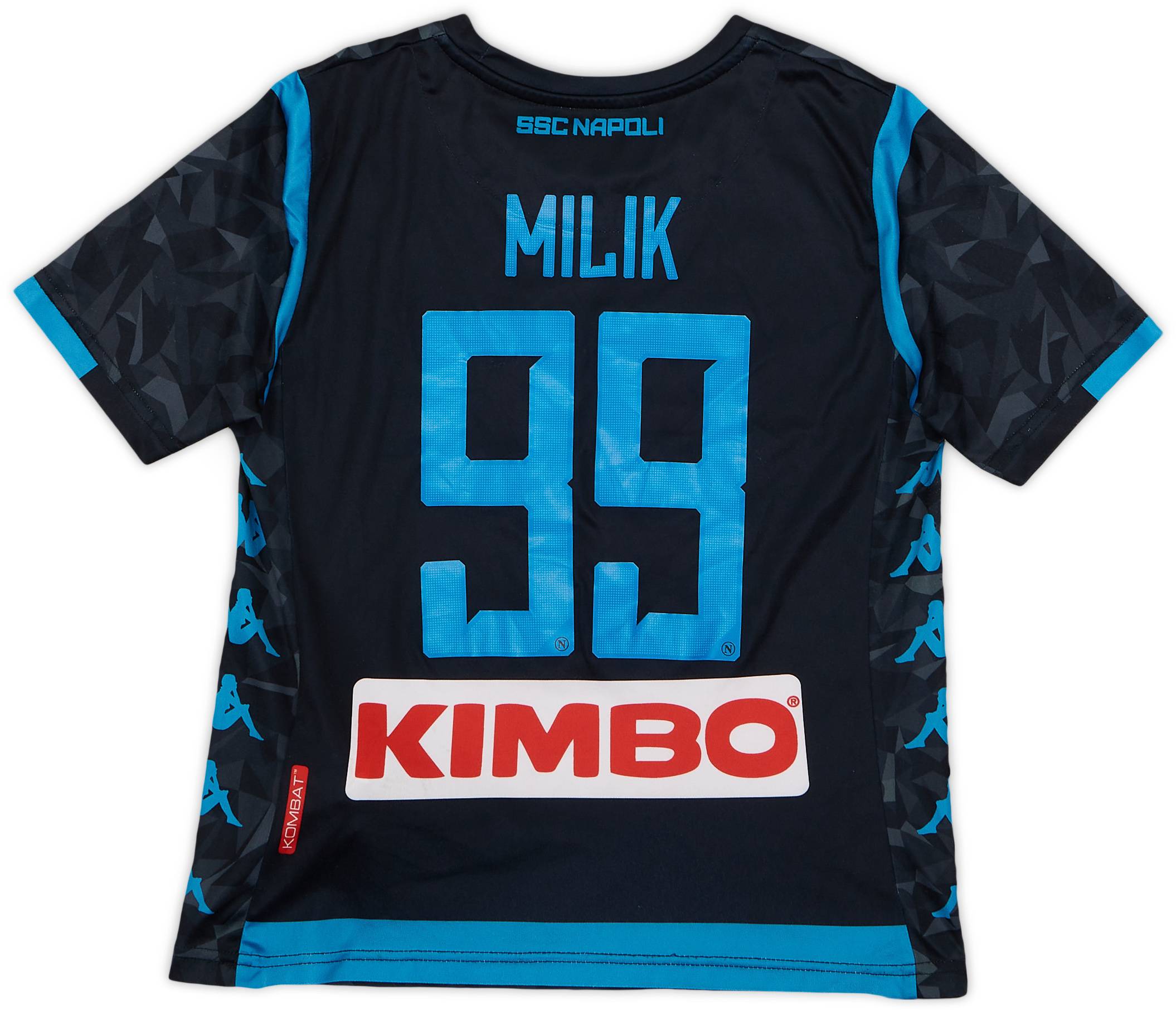 2018-19 Napoli Away Shirt Milik #99 - 9/10 - (S.Boys)