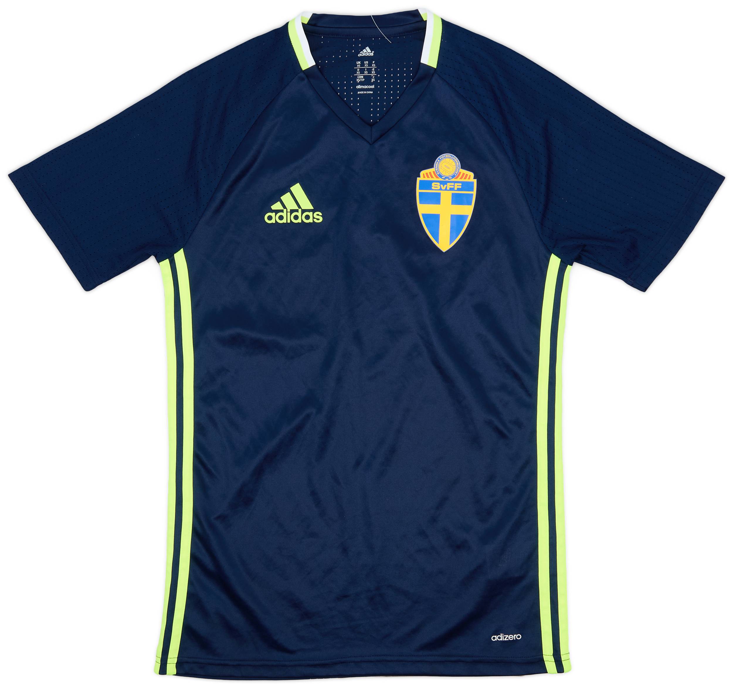 2016 17 Sweden adidas Training Shirt 8 10 XS