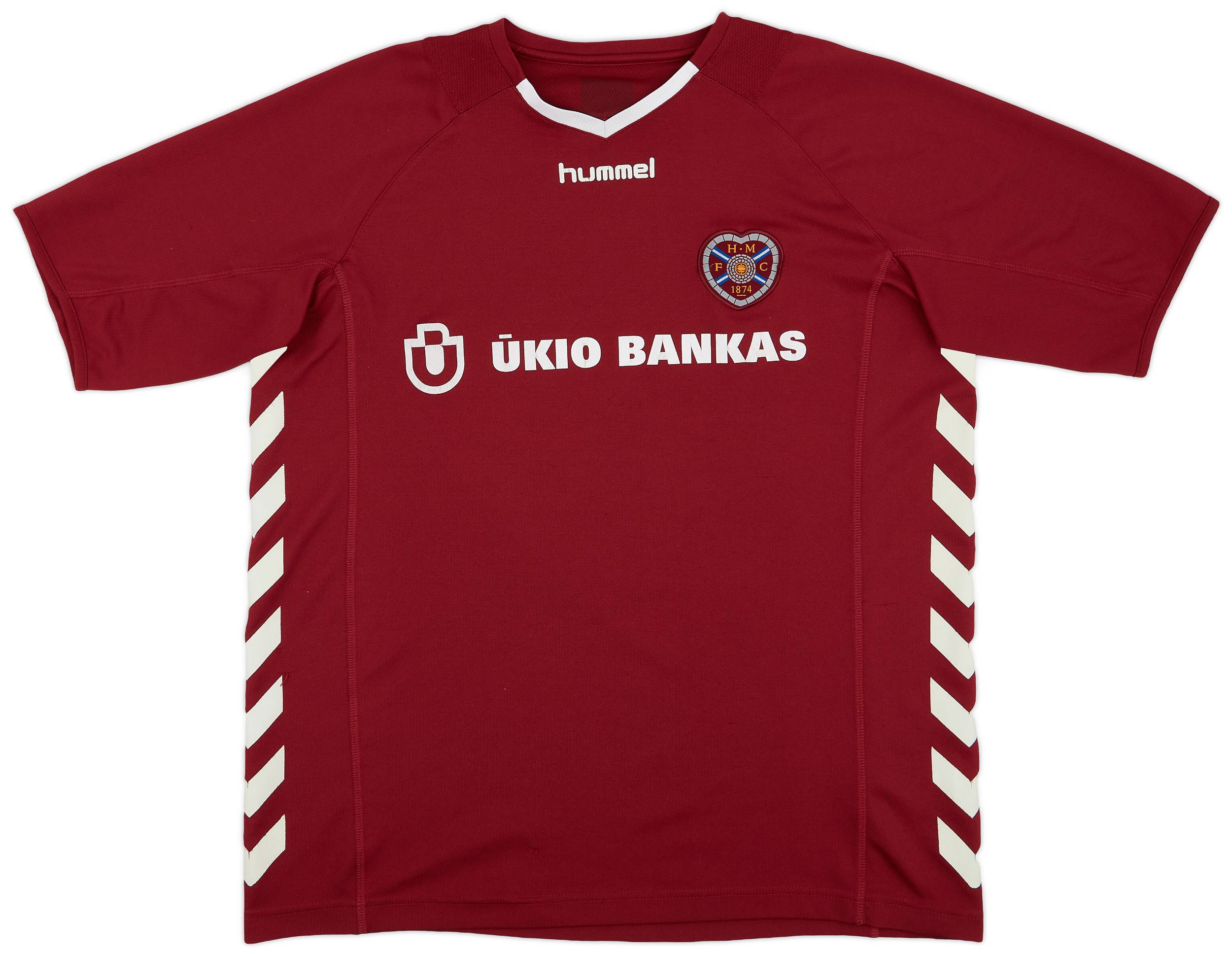 2005-06 Hearts Home Shirt - 7/10 - (L)