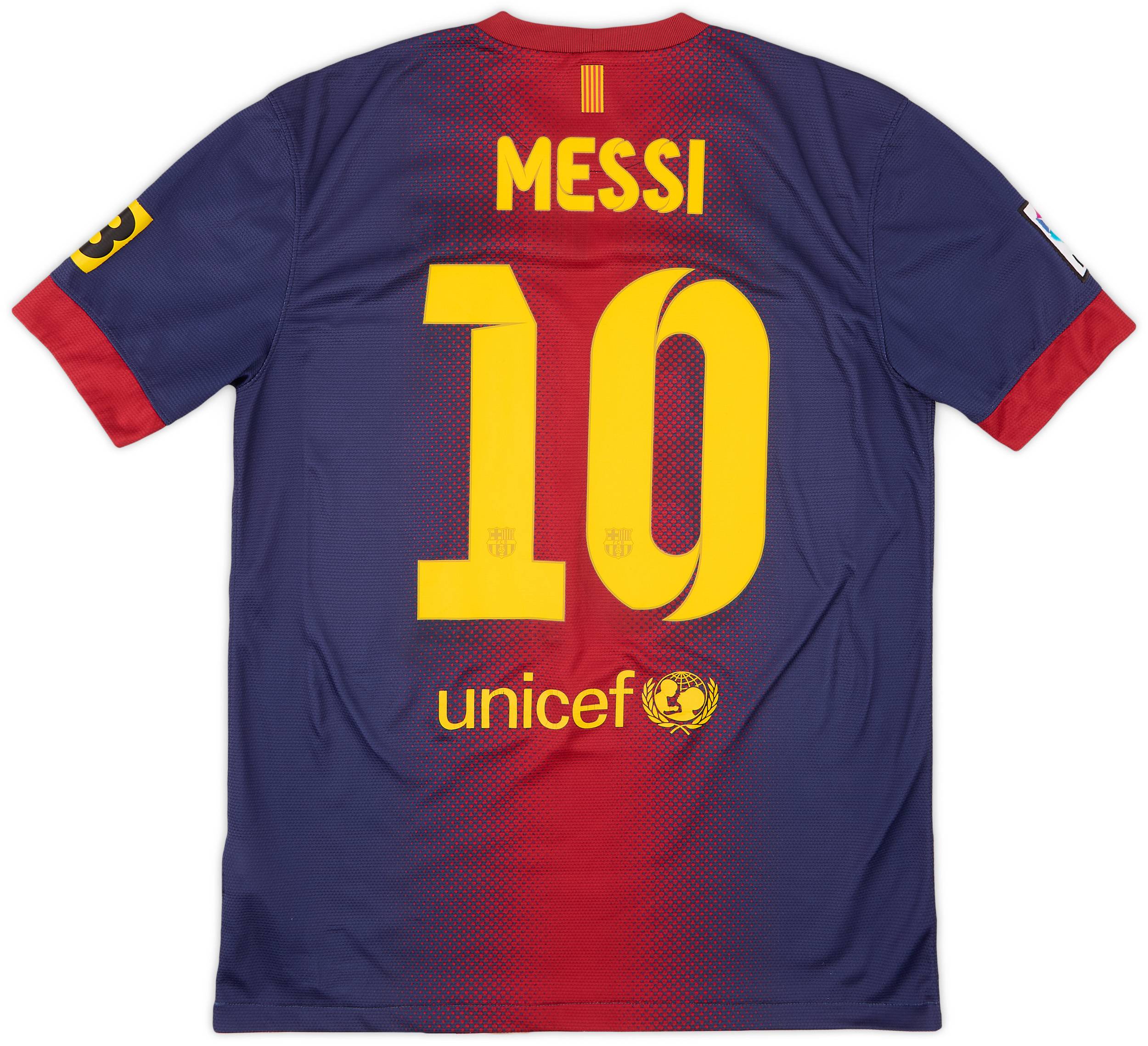 2012-13 Barcelona Home Shirt Messi #10 - 7/10 - (M)