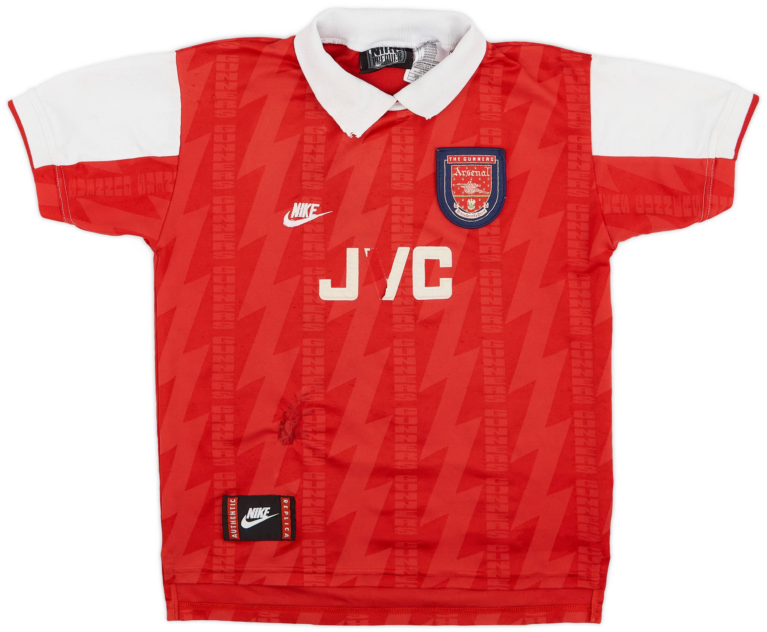 【正規通販】 Home Arsenal 1994-96 Shirt (M.Boys) - 3/10 - ウェア
