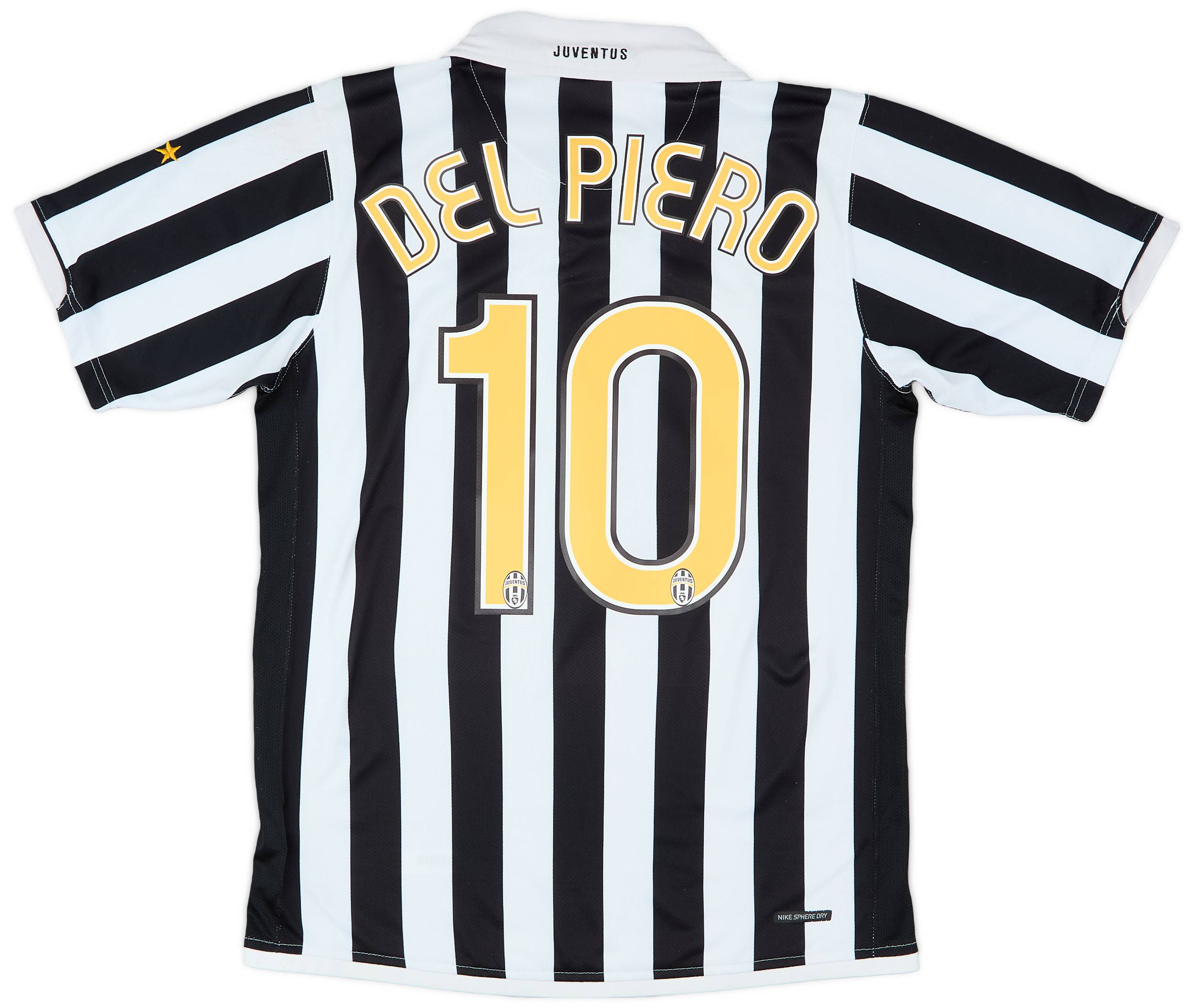2006-07 Juventus Home Shirt Del Piero #10 - 7/10 - (M)