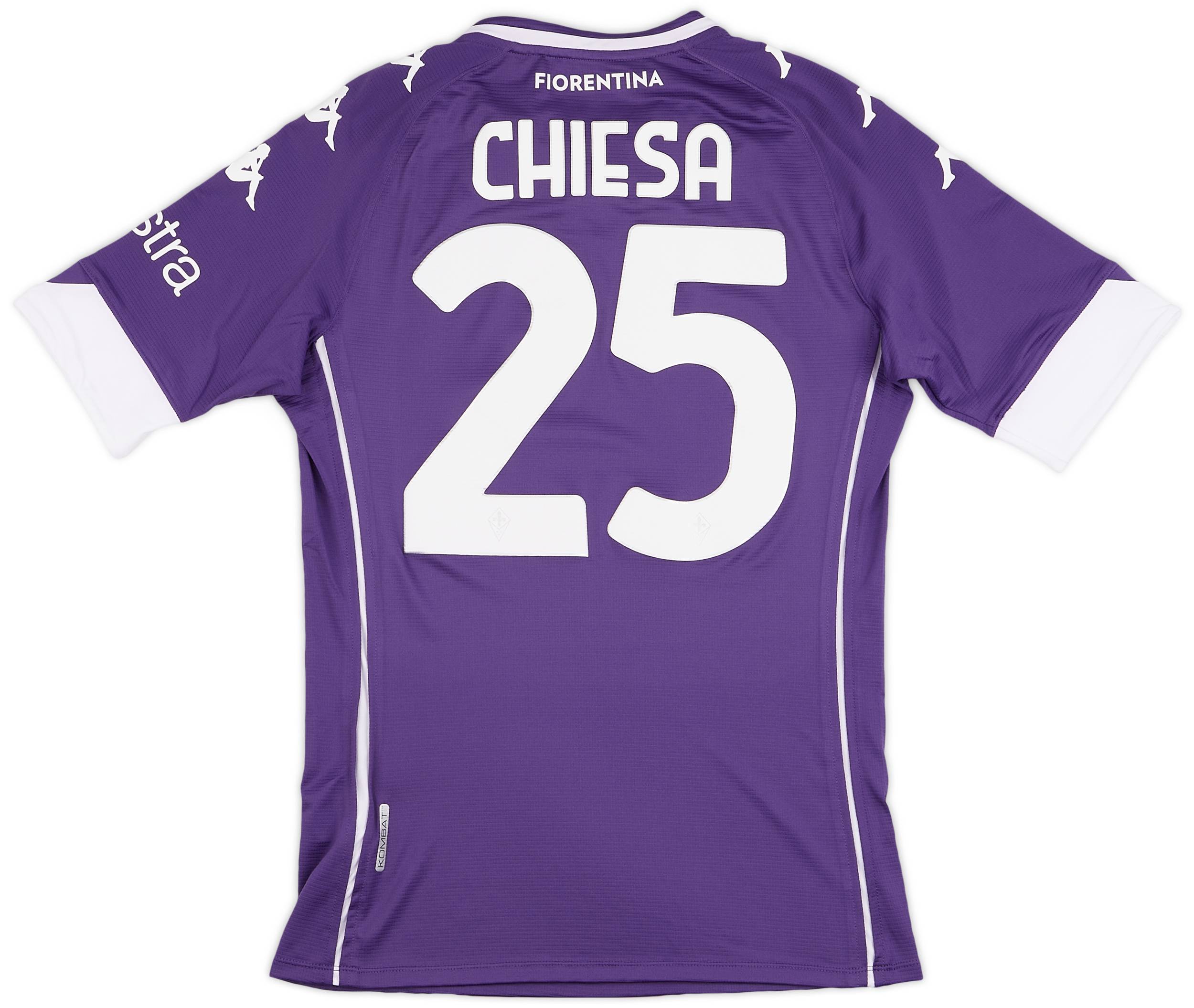 【お気に入り】 2020-21 Fiorentina Player Issue Home Shirt Chiesa #25 (M) ウェア