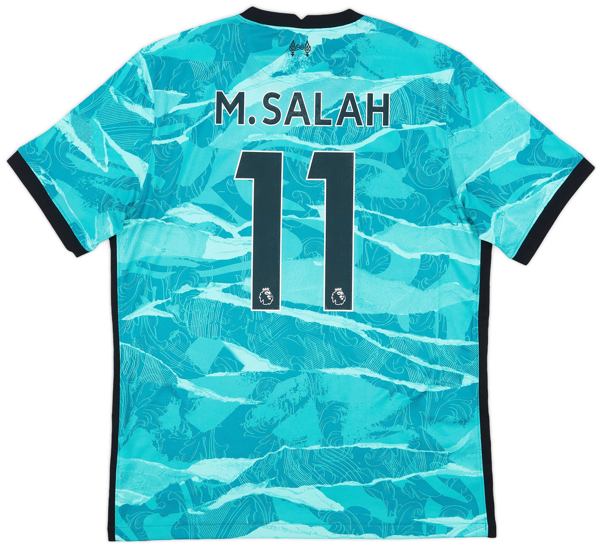 2020 21 Liverpool Away Shirt M.Salah 11 8 10 L