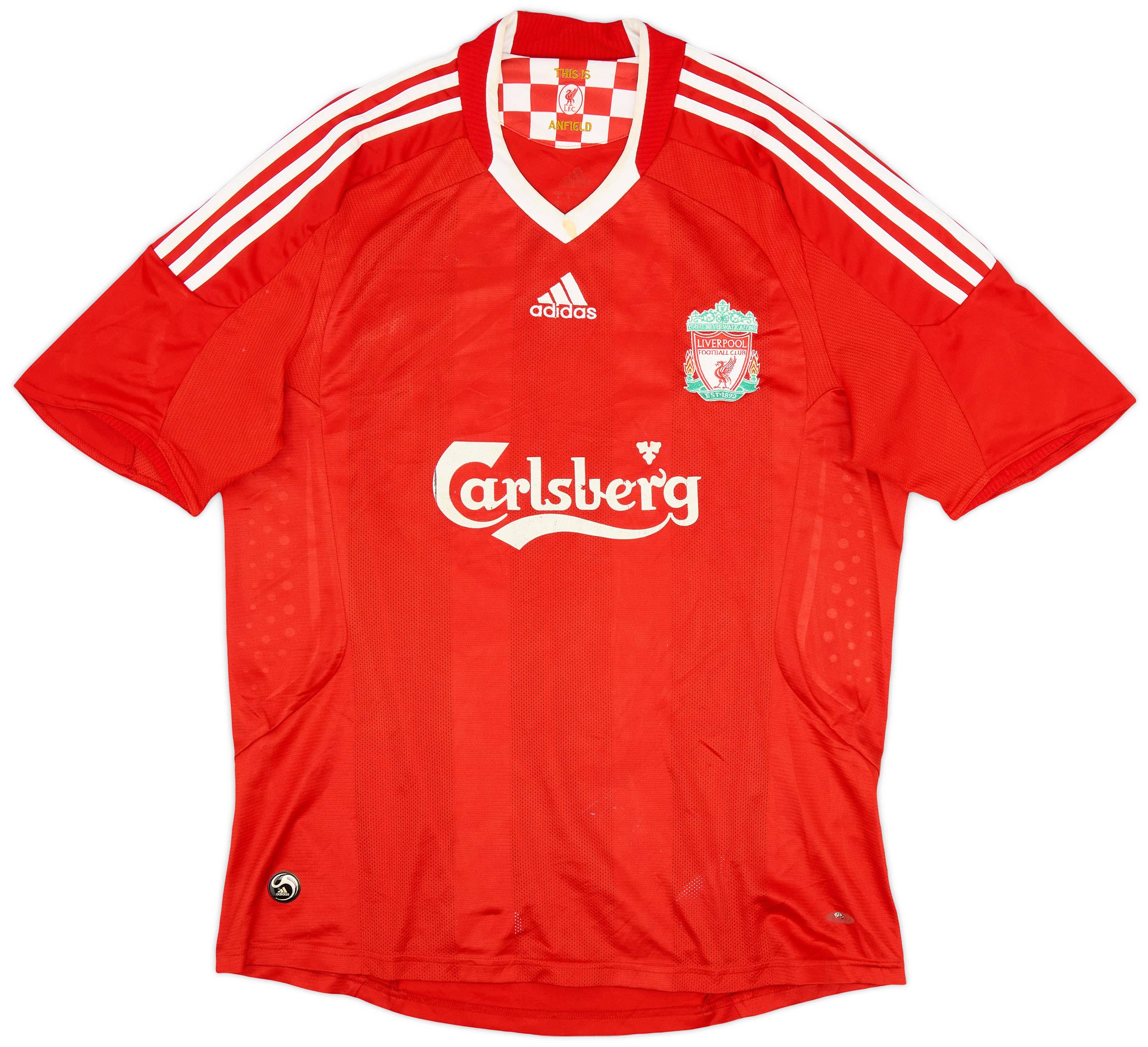 2008-10 Liverpool Home Shirt - 4/10 - (L)