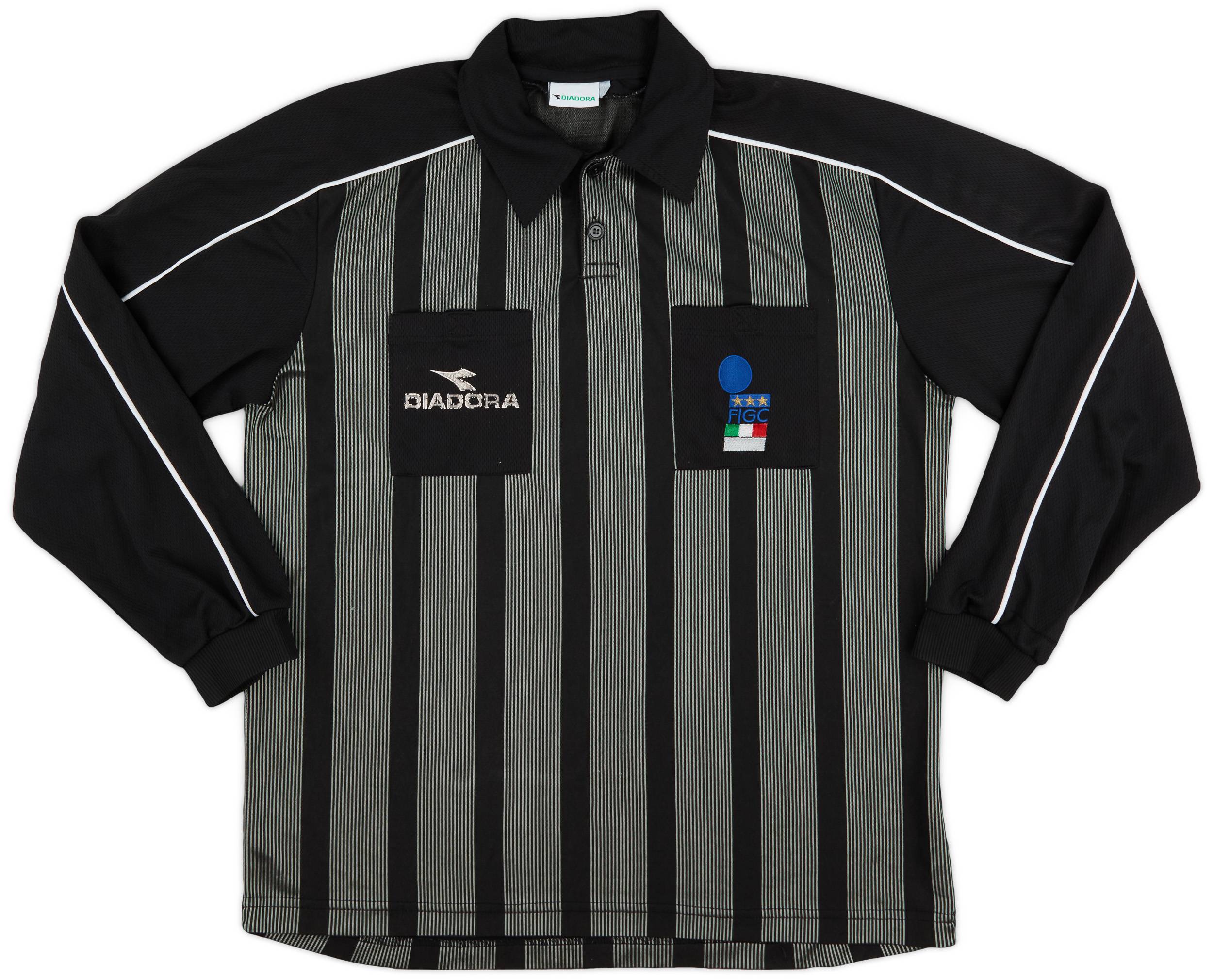 1990s Italy FIGC Diadora Referee L/S Shirt - 8/10 - (XL)