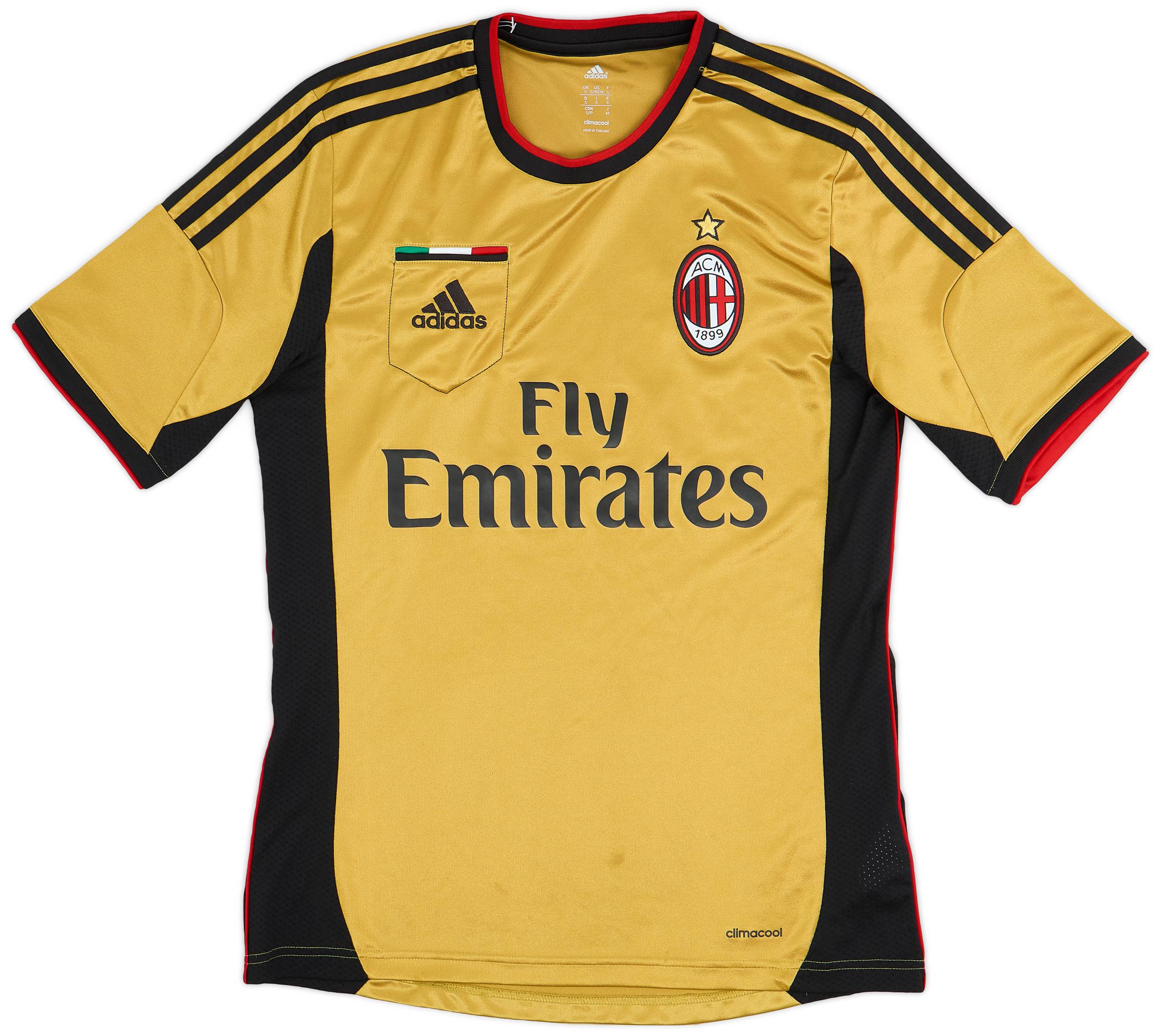 激安ブランド - Shirt Third Milan AC 2013-14 9/10 (S) - ウェア