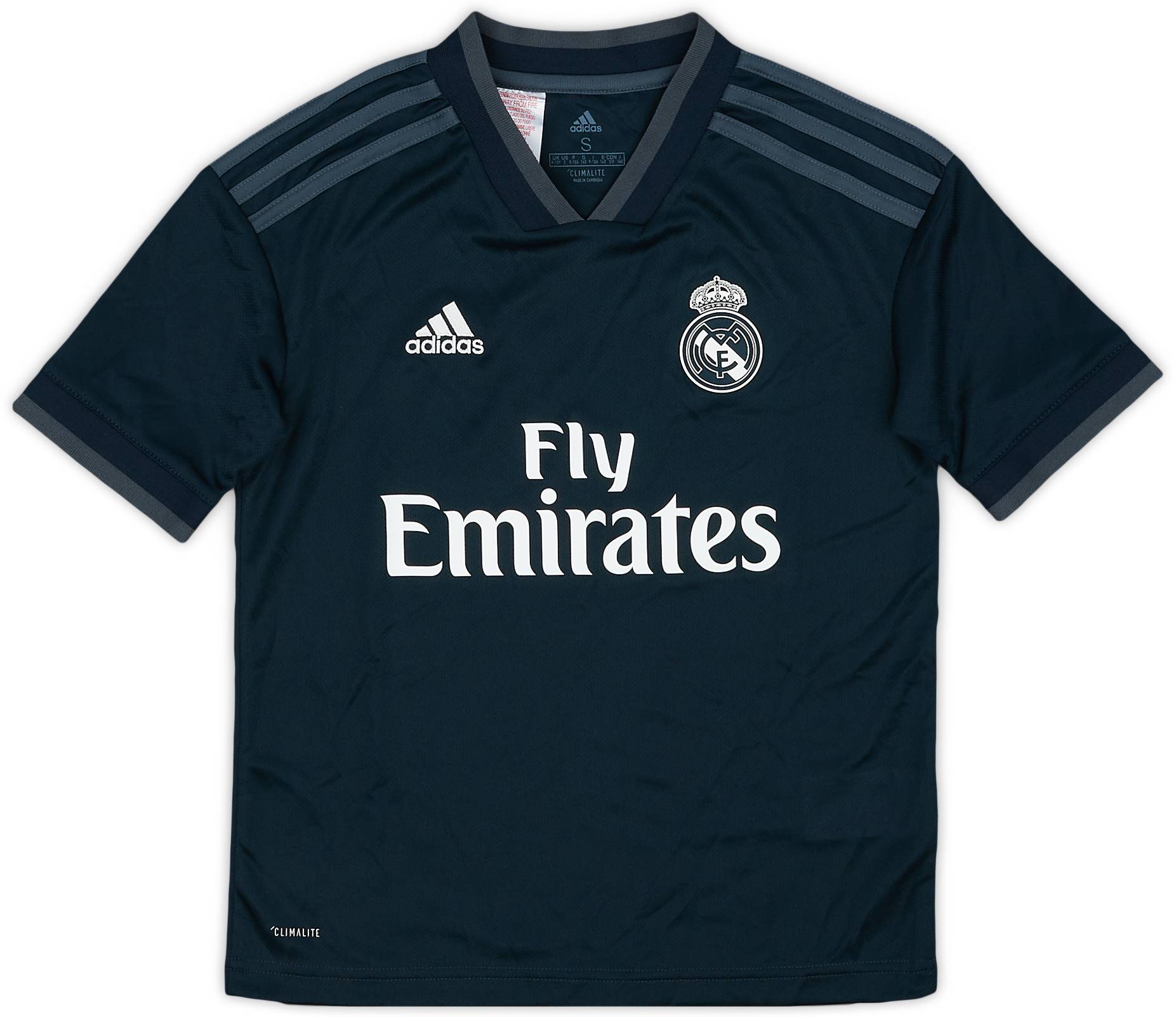 2018-19 Real Madrid Away Shirt - 8/10 - (S.Boys)