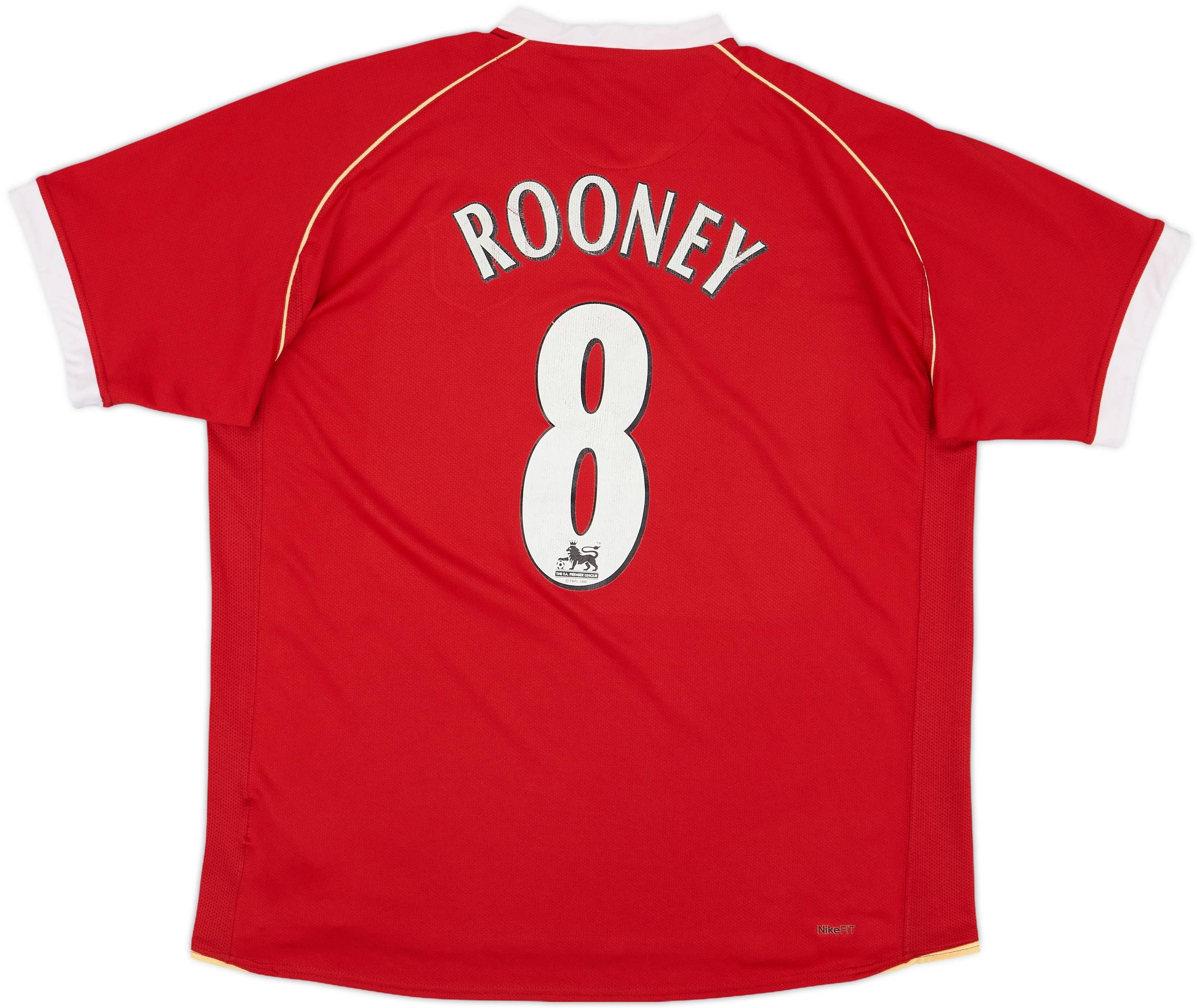 気質アップ Shirt Home United Manchester 2006-07 Rooney (XL) - 6/10 - #8 ウェア