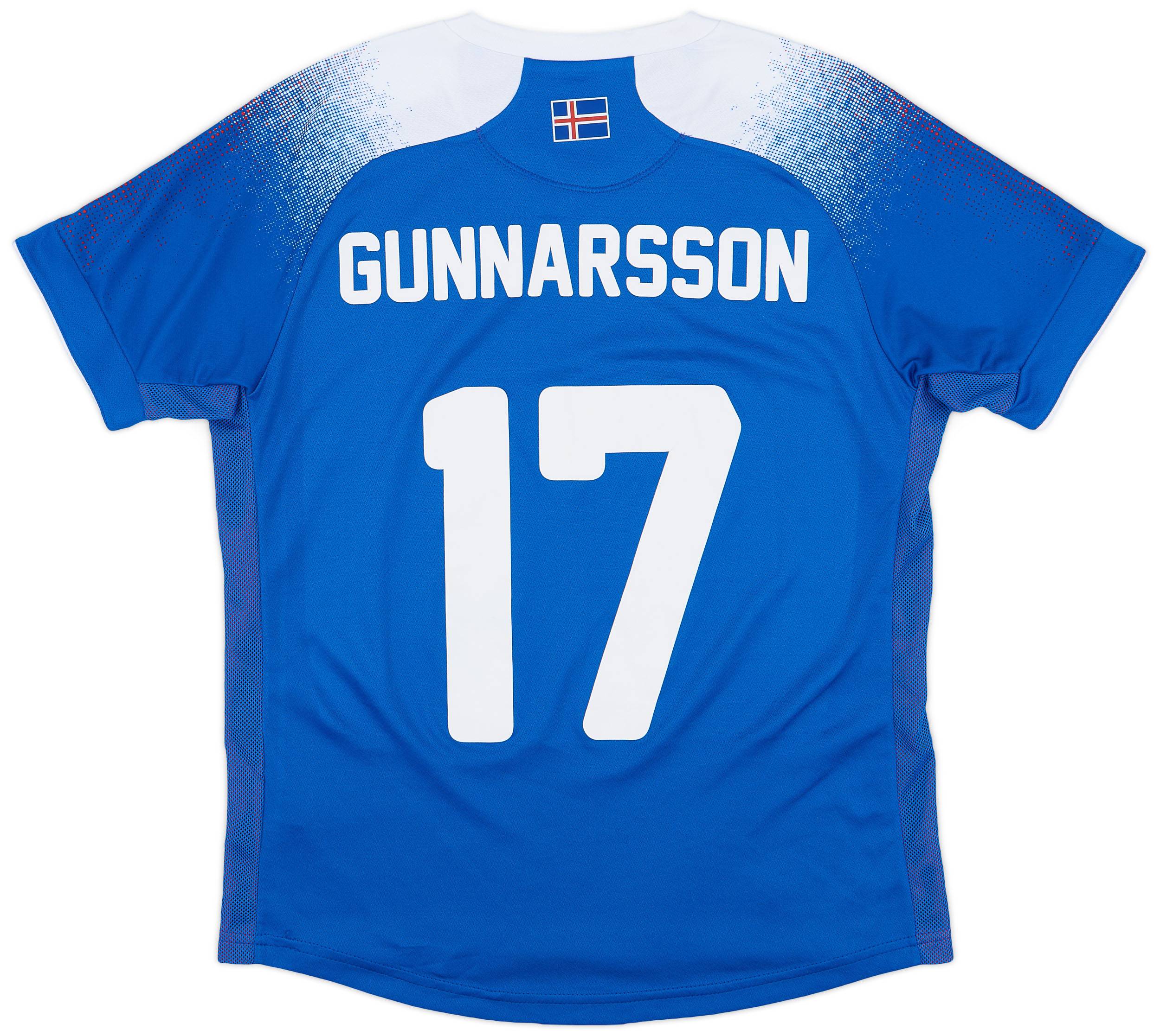 2018-19 Iceland Home Shirt Gunnarsson #17 - 8/10 - (S)